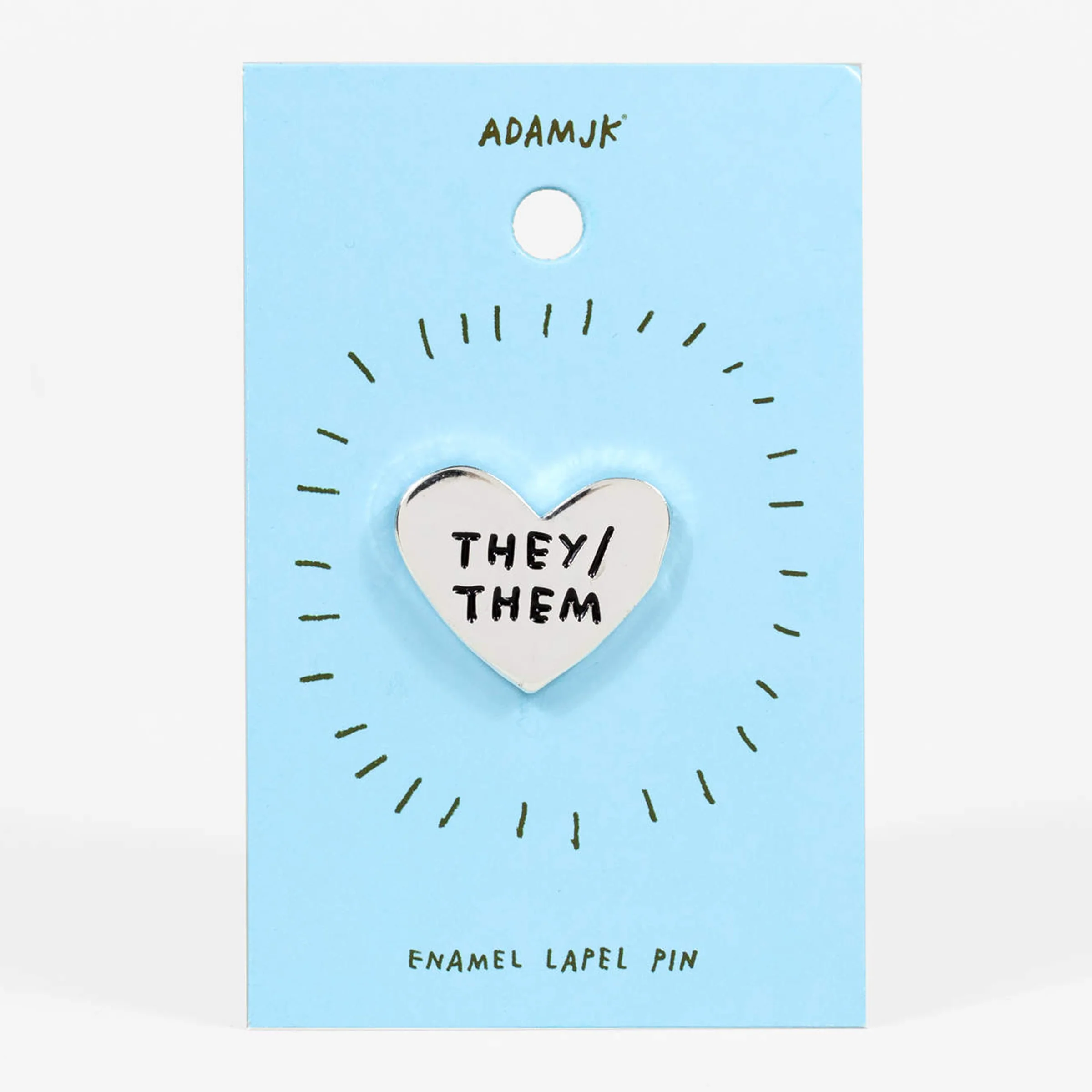 Adam J Kurtz Pronoun Pin - Image 2
