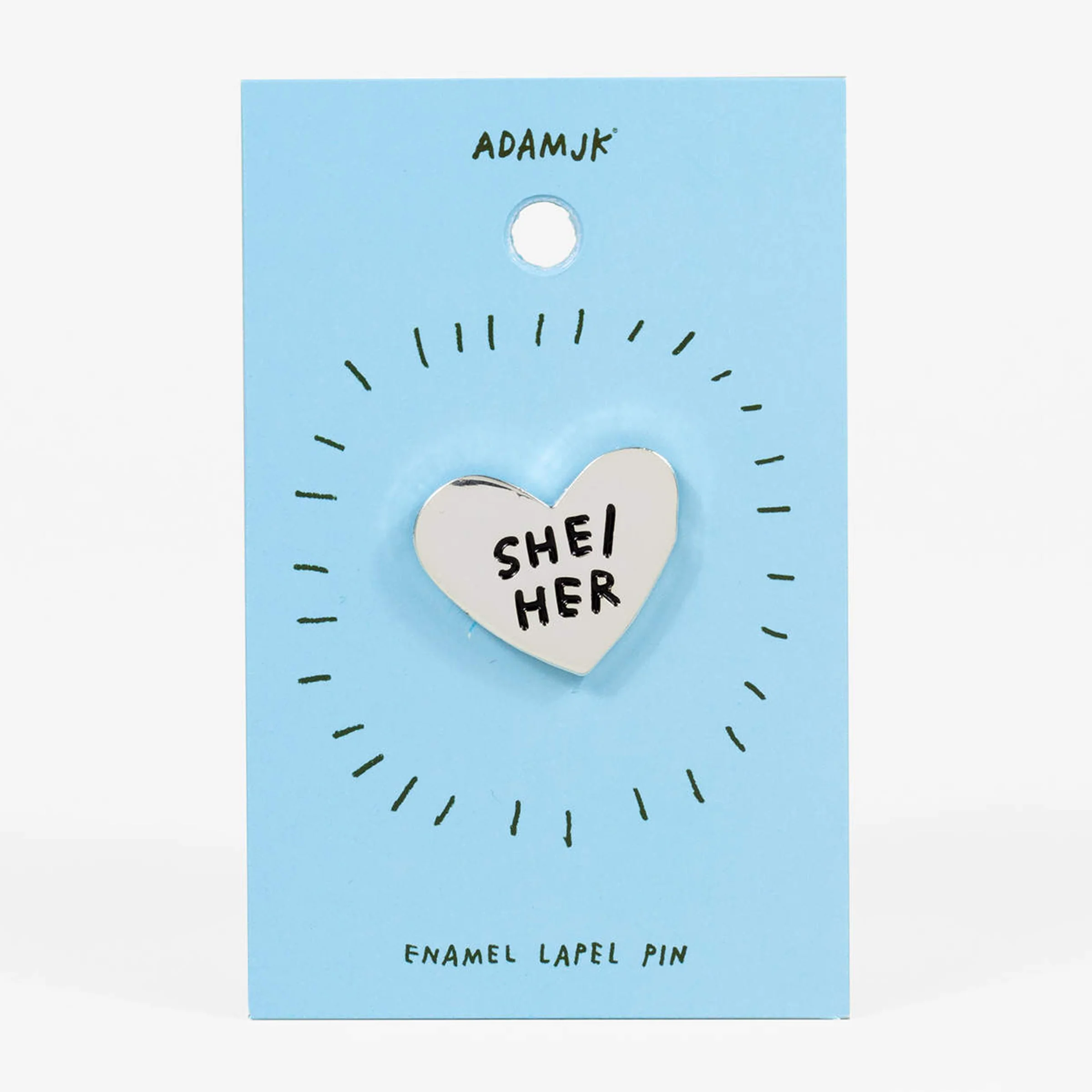 Adam J Kurtz Pronoun Pin - Image 3