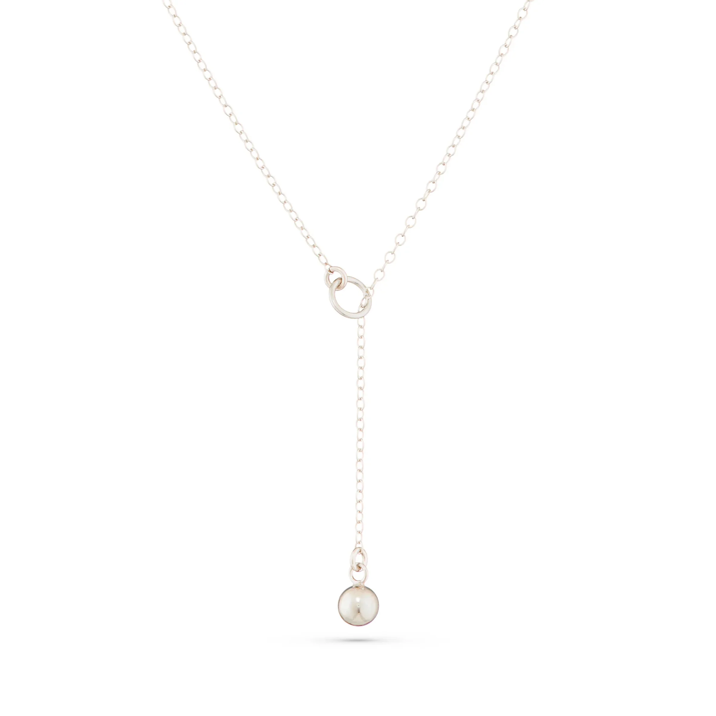 Ballerina Necklace in Silver