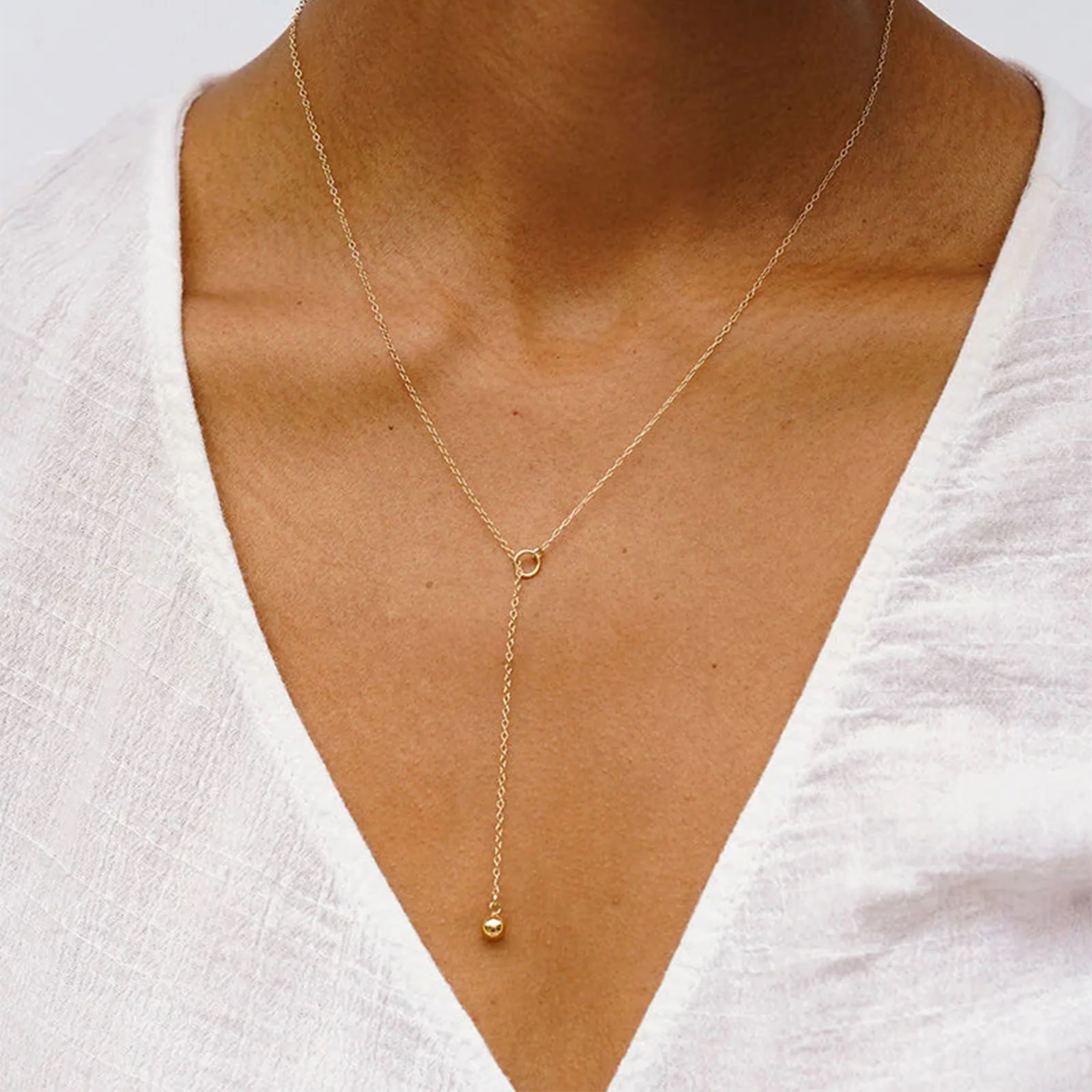 Ballerina Necklace in Silver - Image 2