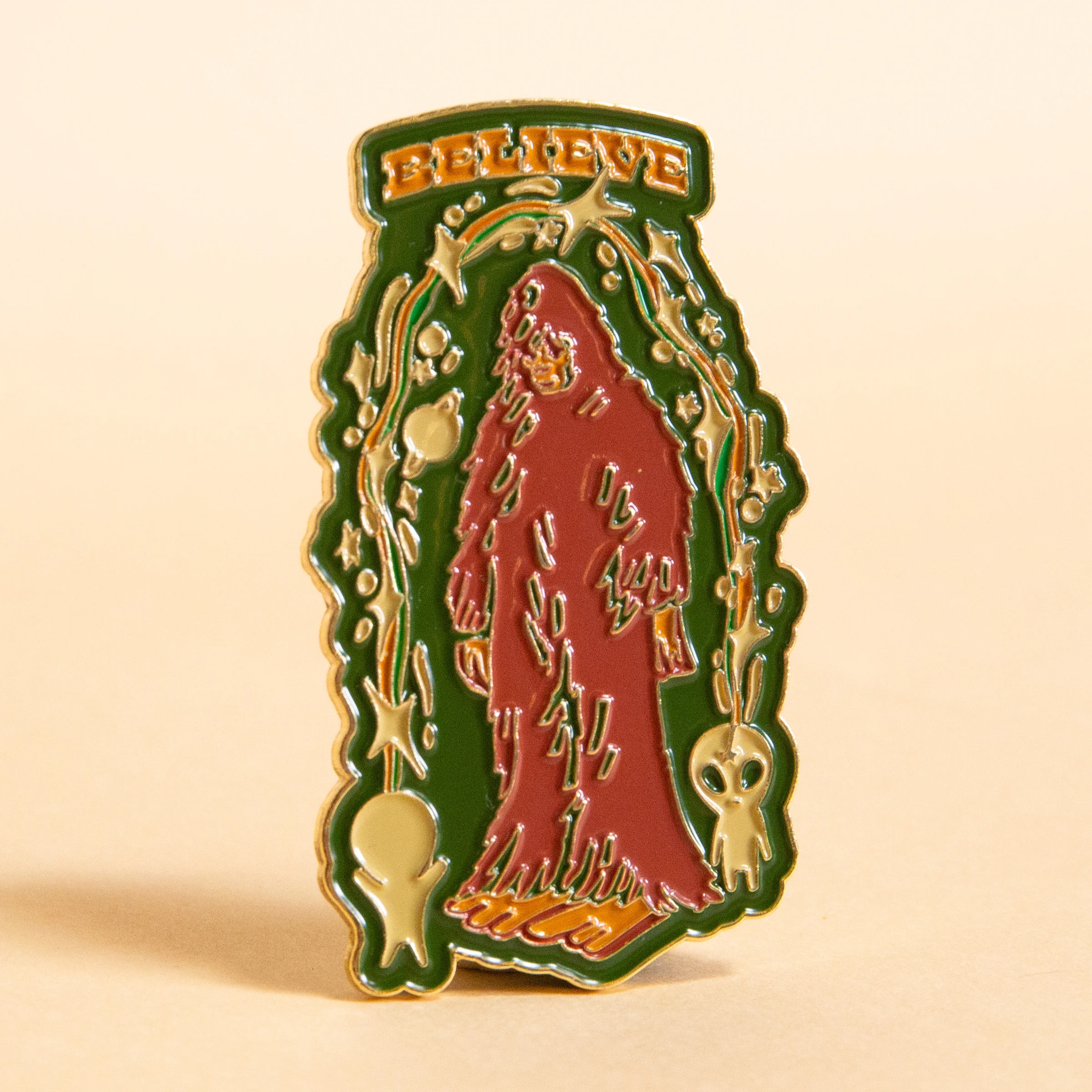 Believe Bigfoot Enamel Magnet - Image 2