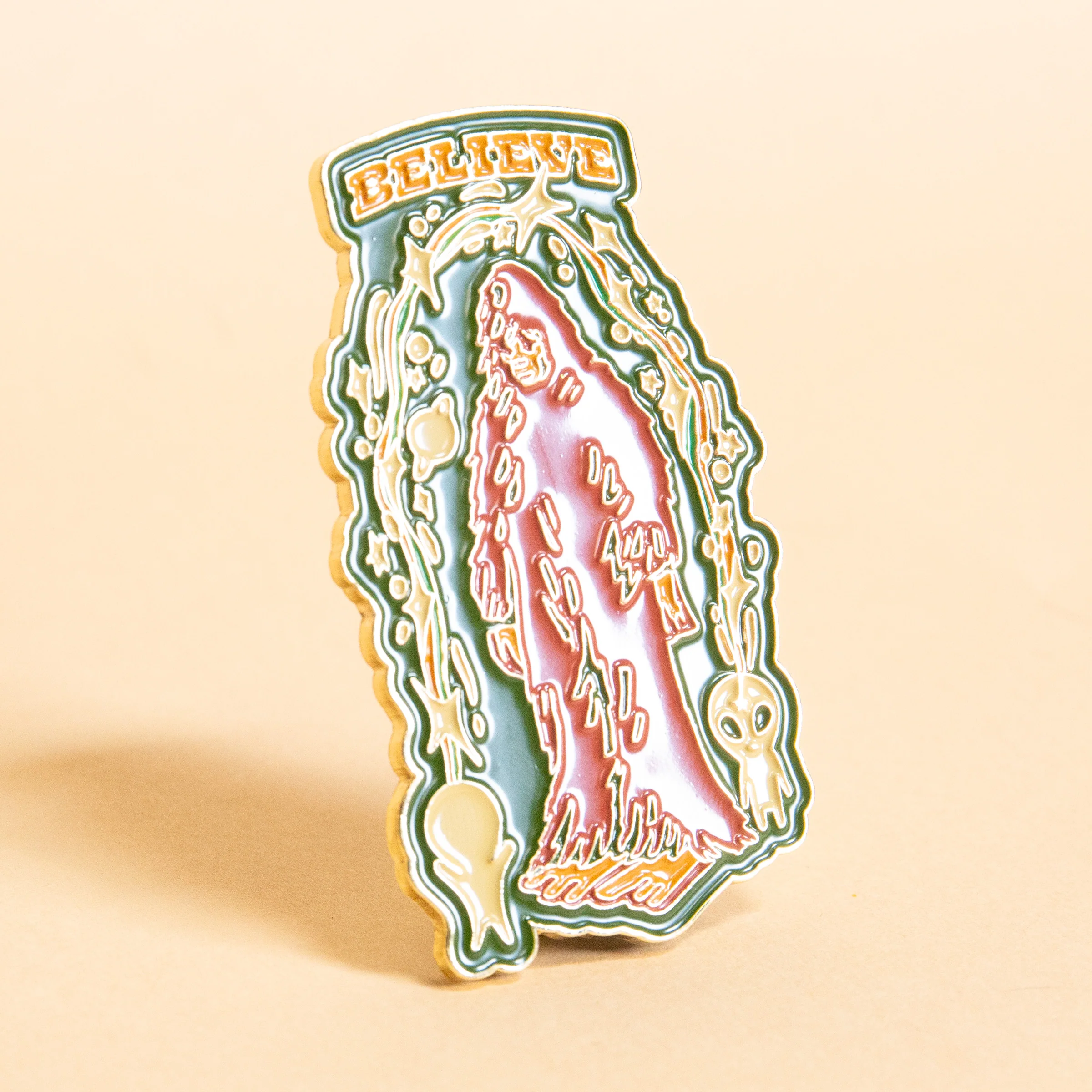 Believe Bigfoot Enamel Magnet - Image 3