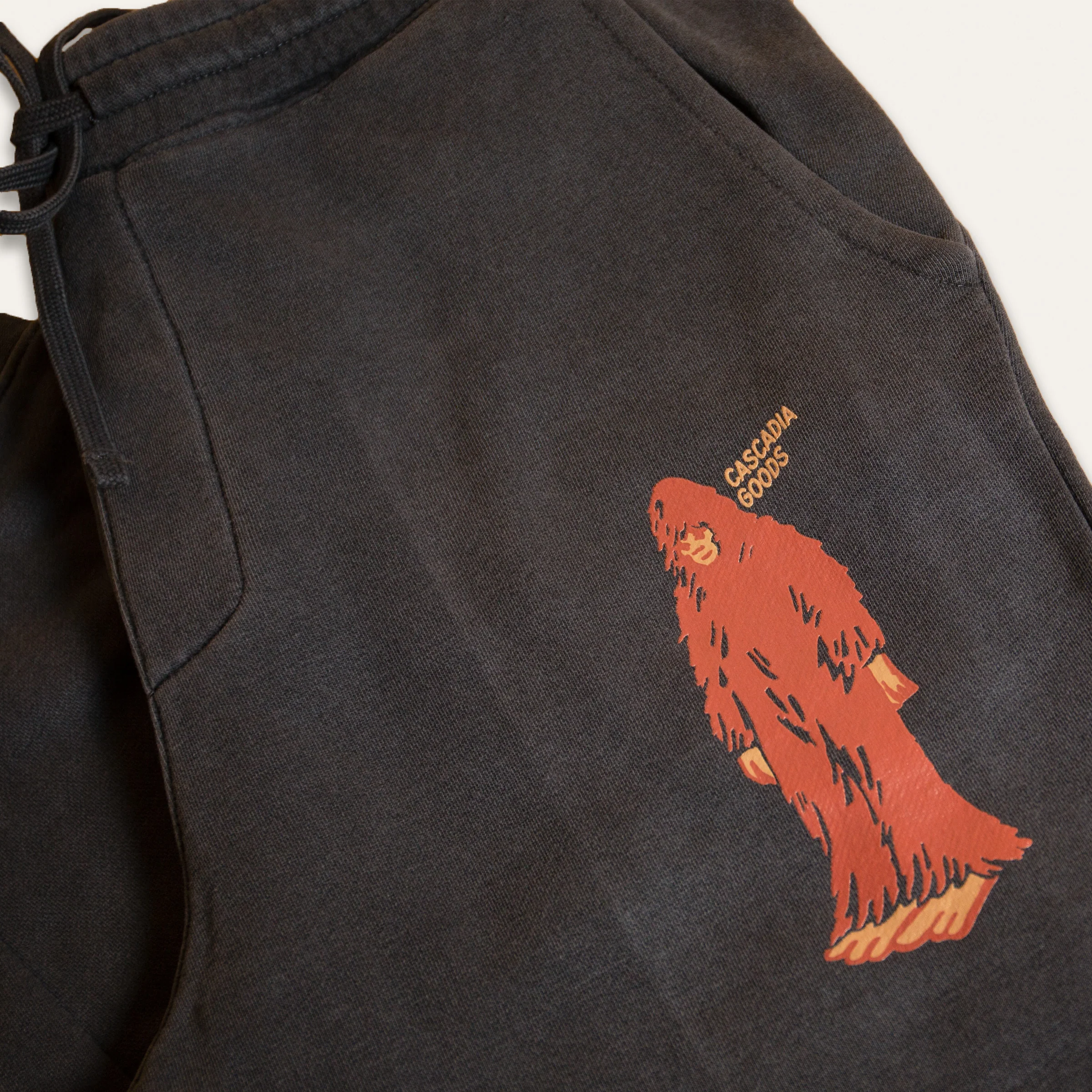 Believe Bigfoot Sweatpants (Black) - Image 3
