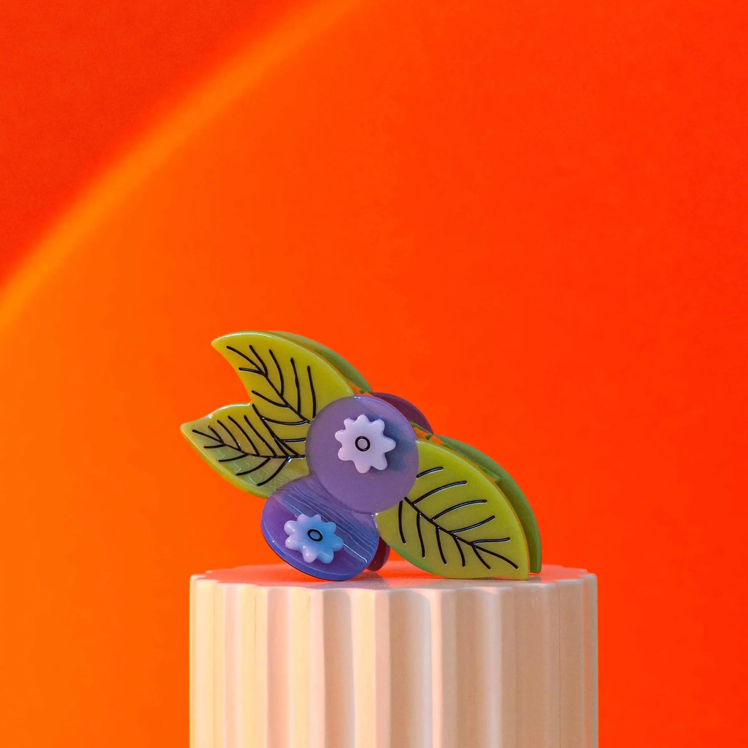 Large Blueberry Hair Claw - Image 2
