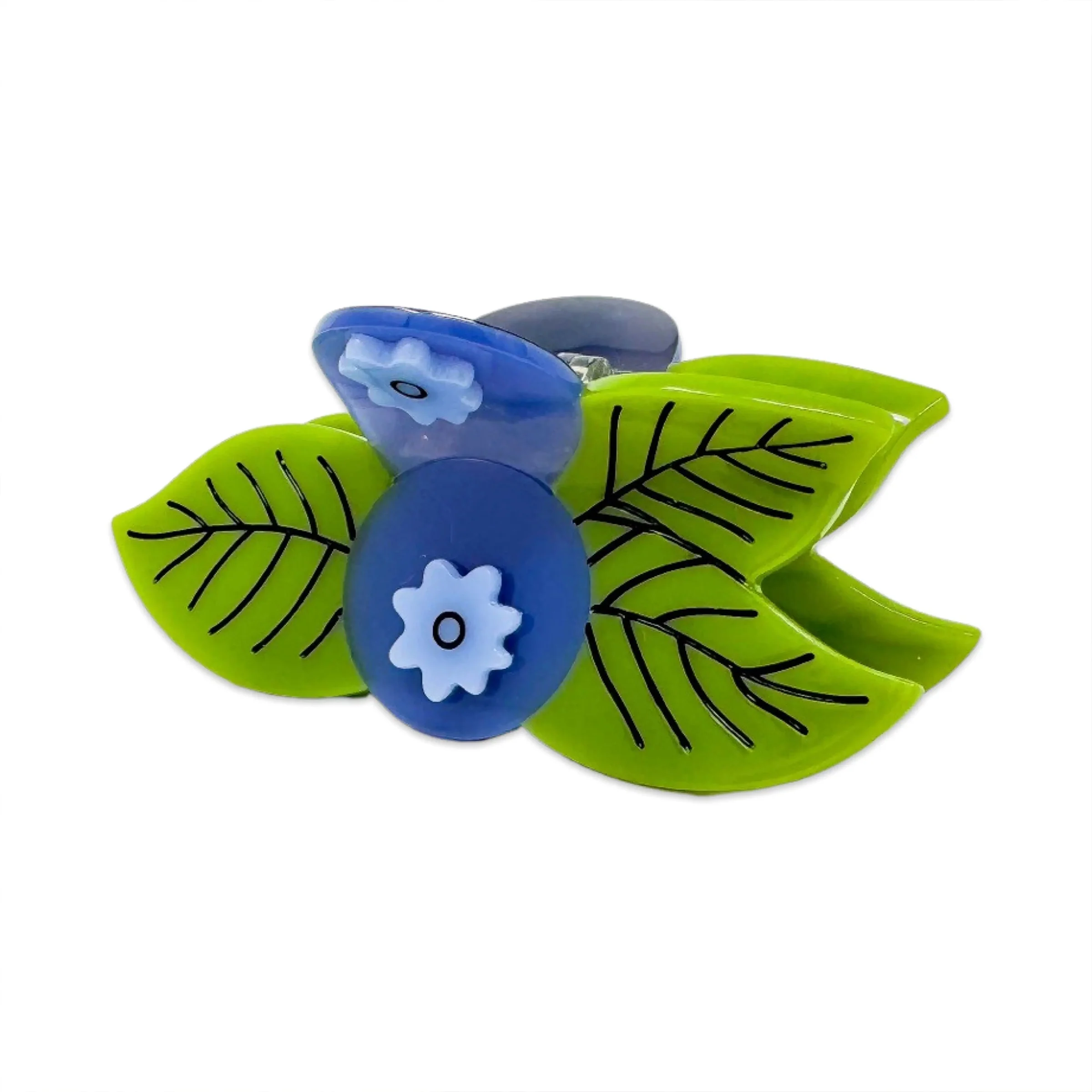 Large Blueberry Hair Claw - Image 3