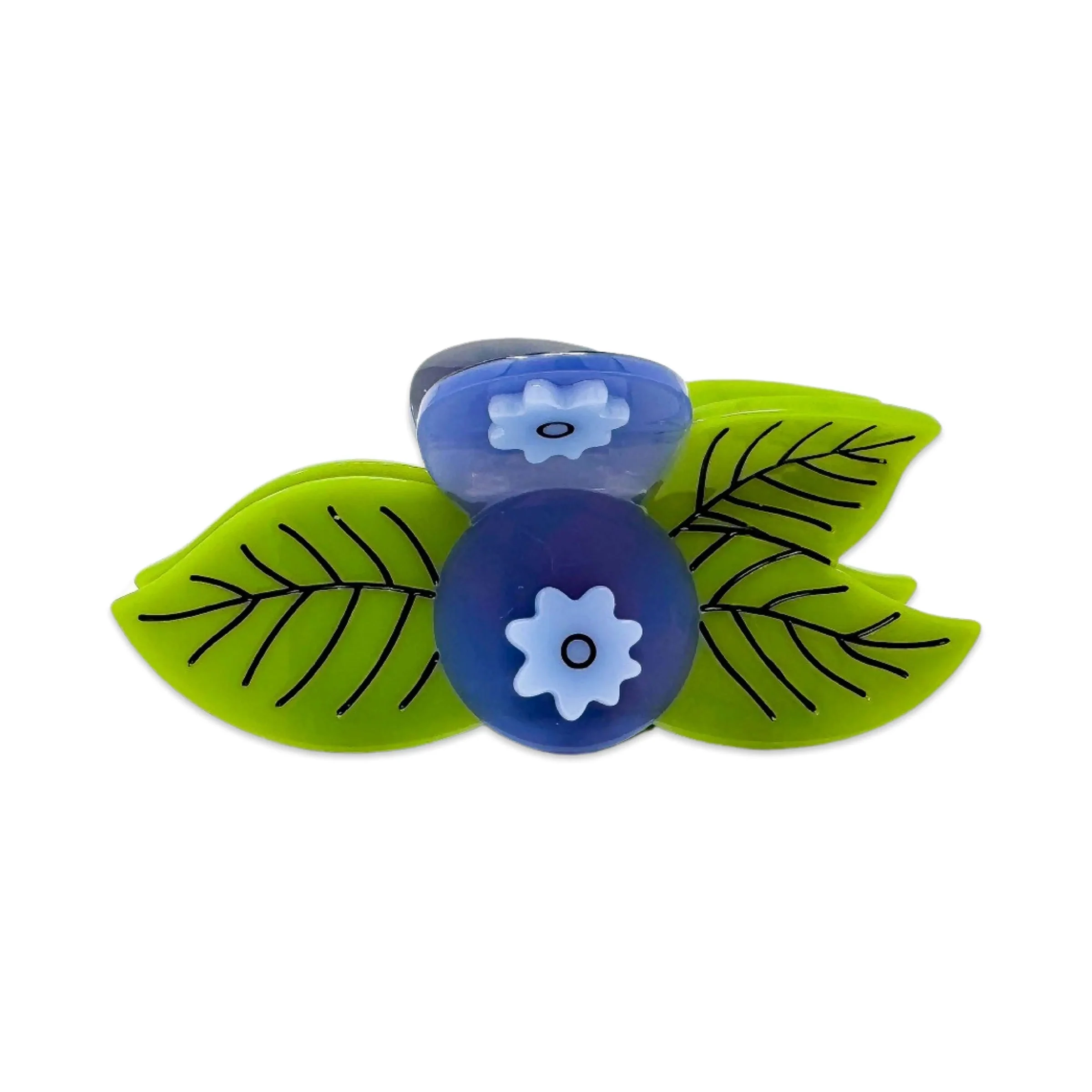 Large Blueberry Hair Claw - Image 5