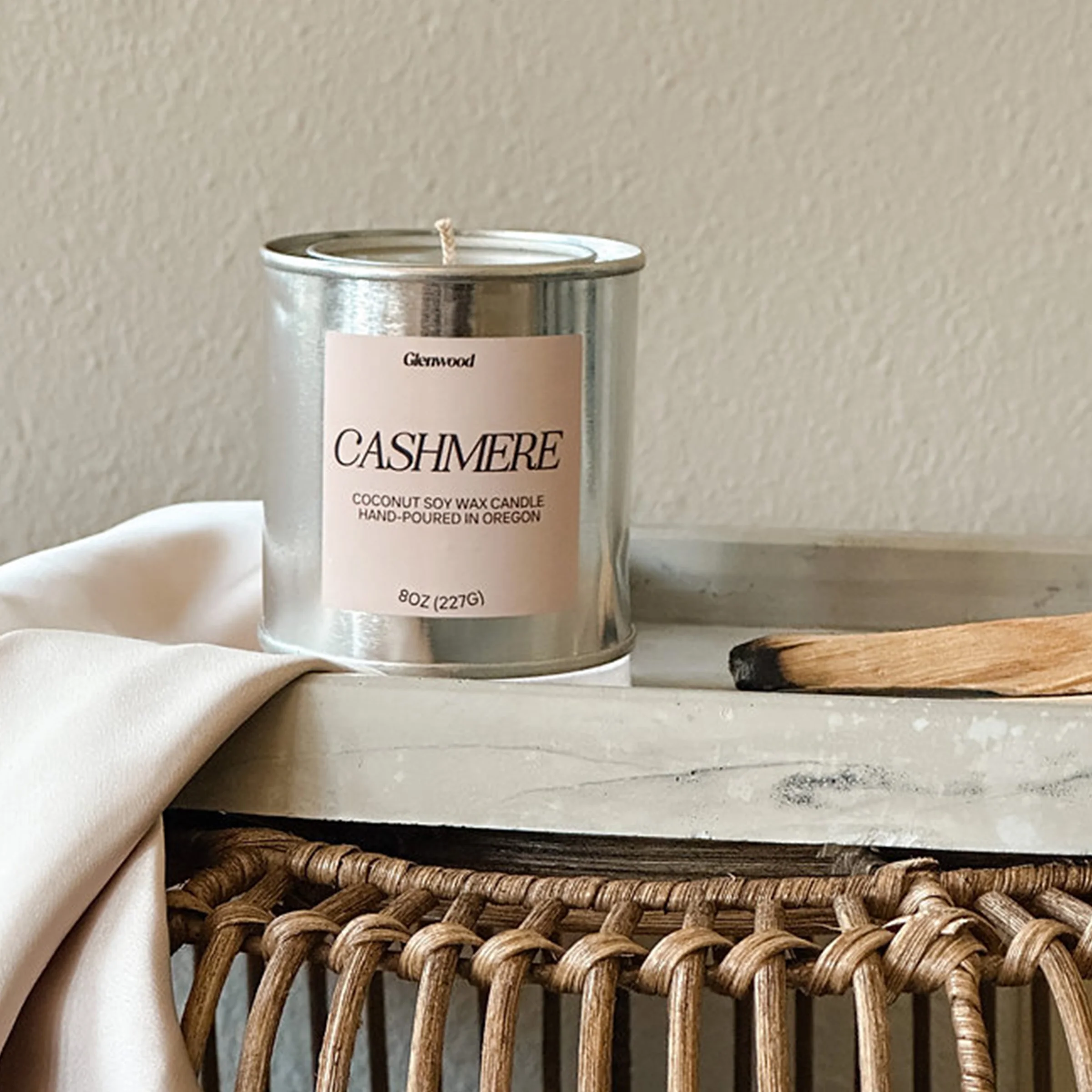 Cashmere Candle Tin 8oz - Image 2