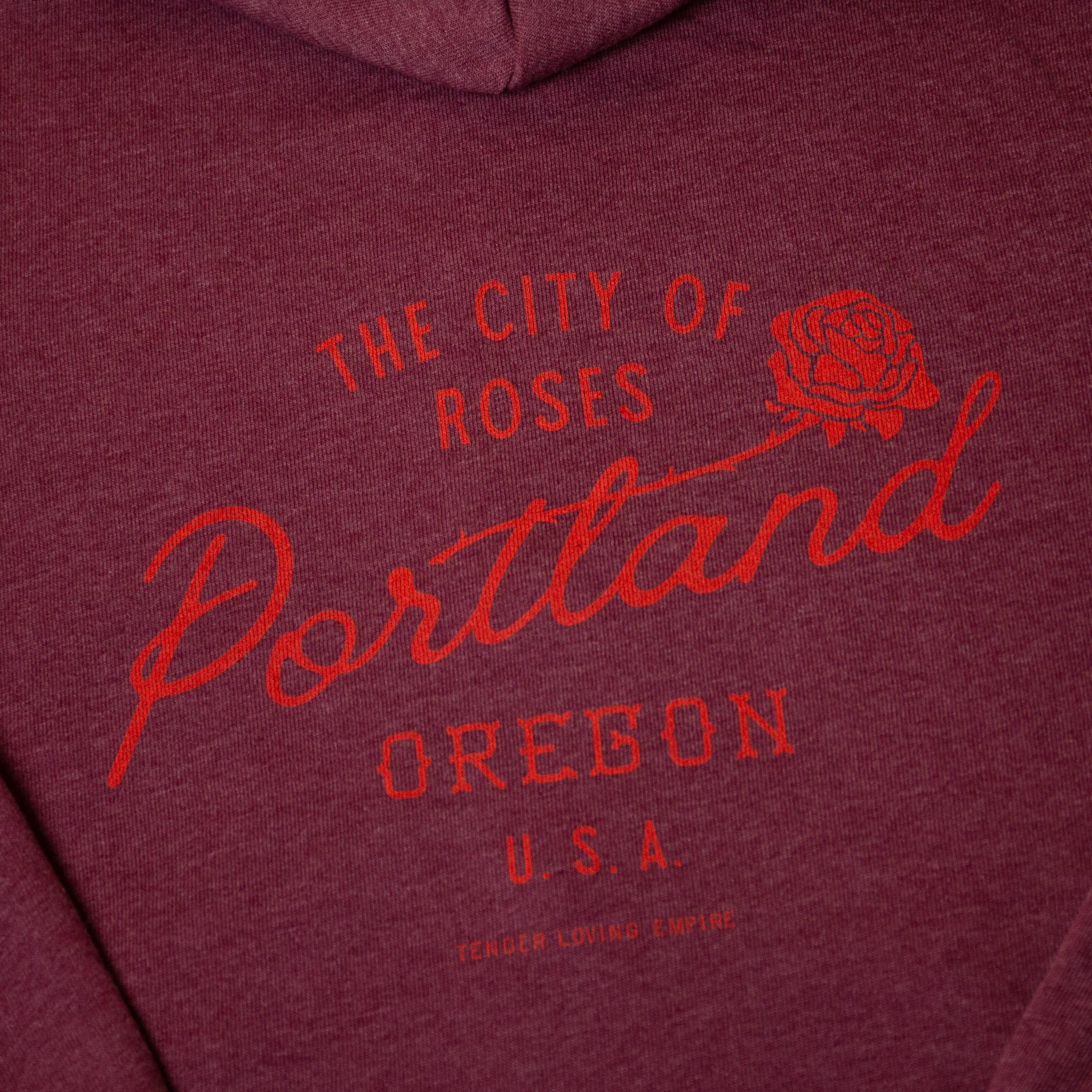 City of Roses Hoodie (Maroon) - Image 4