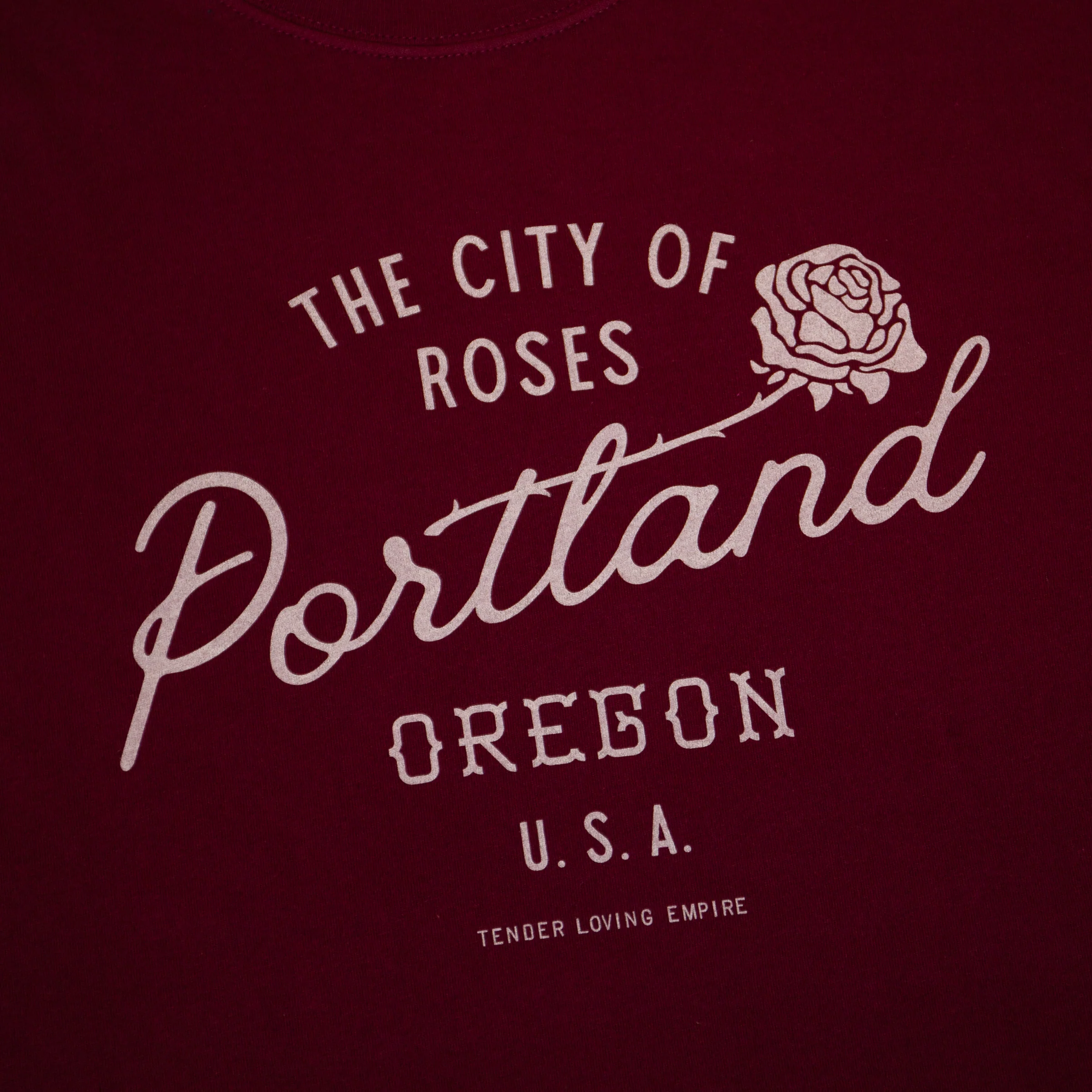 City of Roses Unisex Shirt (Maroon) - Image 2