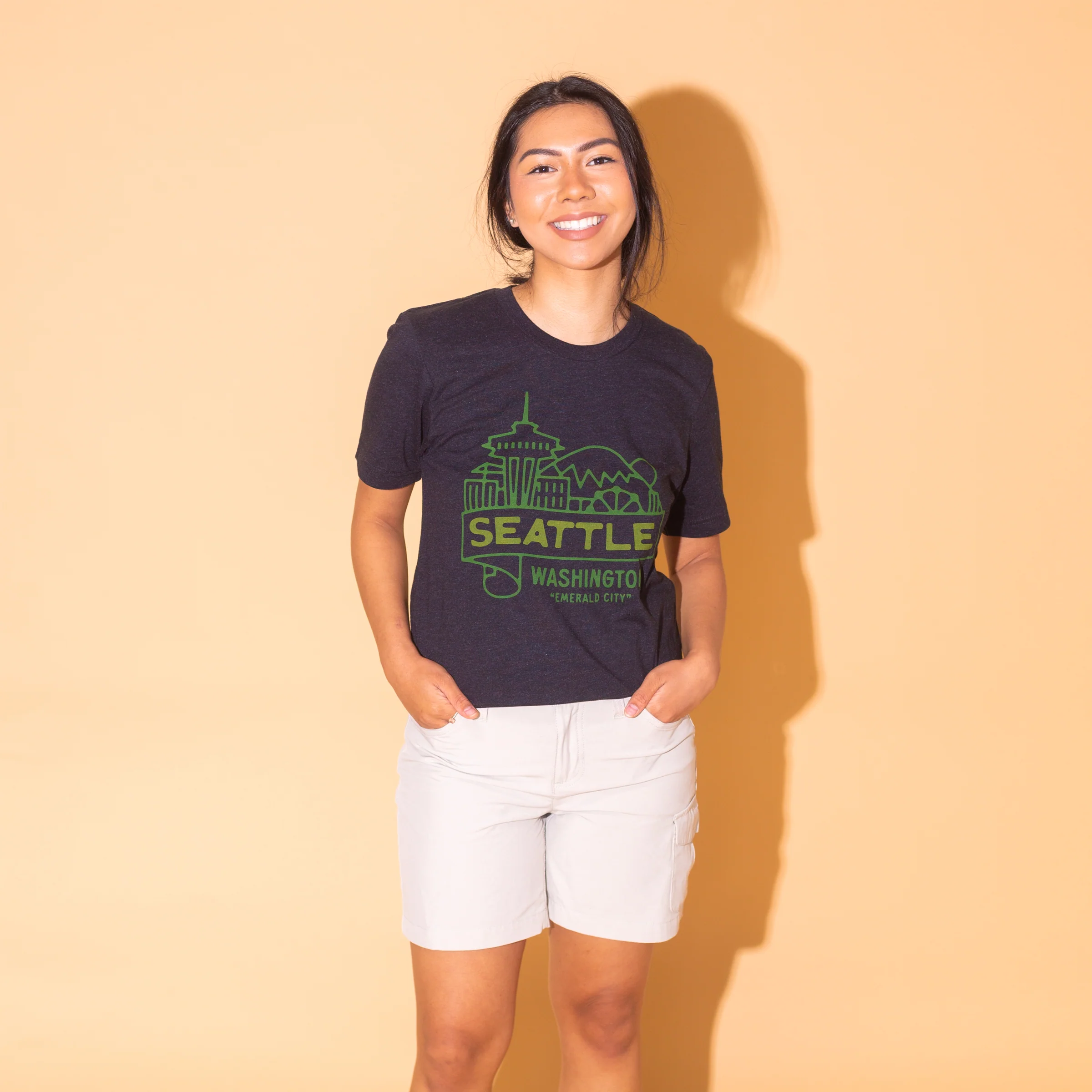 Emerald City Unisex Shirt (Black) - Image 2