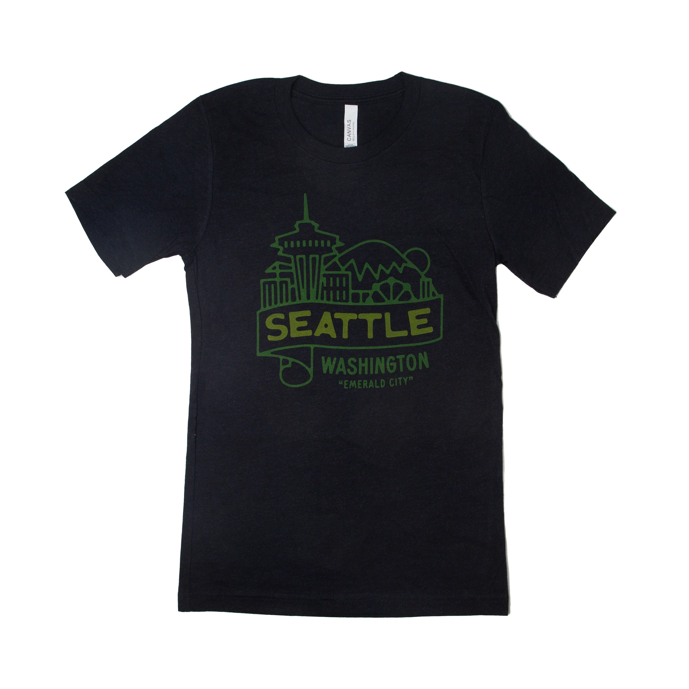 Emerald City Unisex Shirt (Black) - Image 4