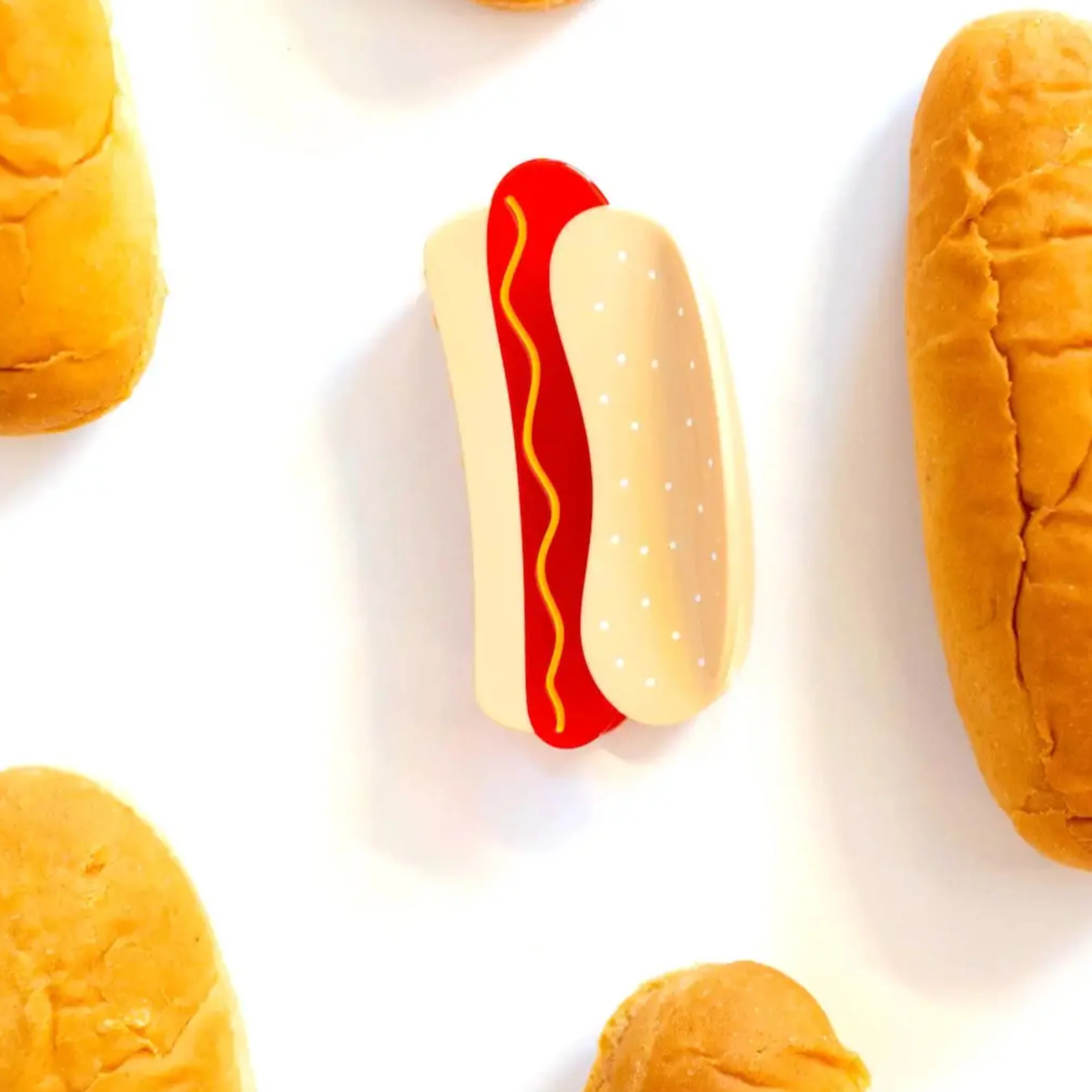 Large Hot Dog Hair Claw - Image 4