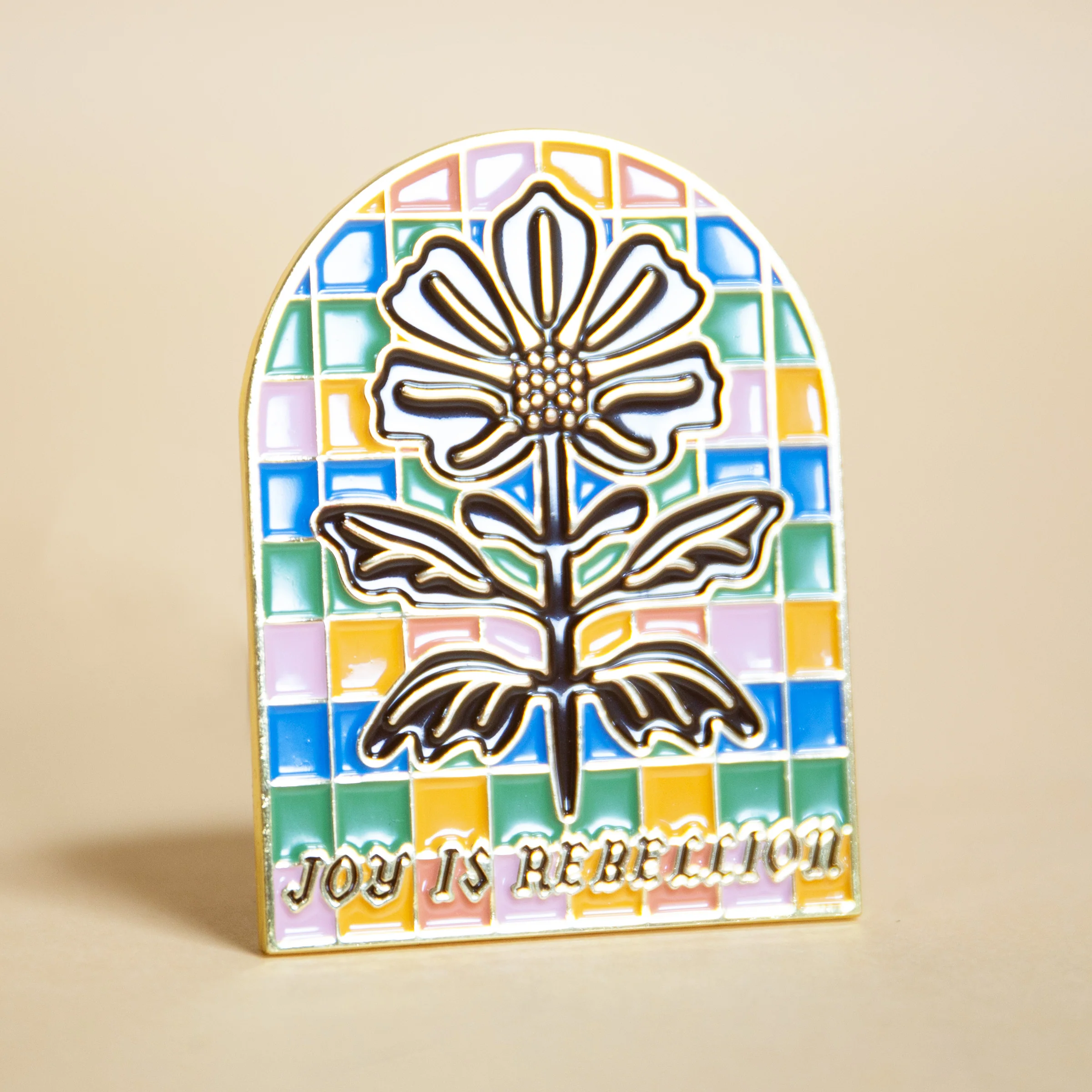 Joy is Rebellion Enamel Magnet - Image 2