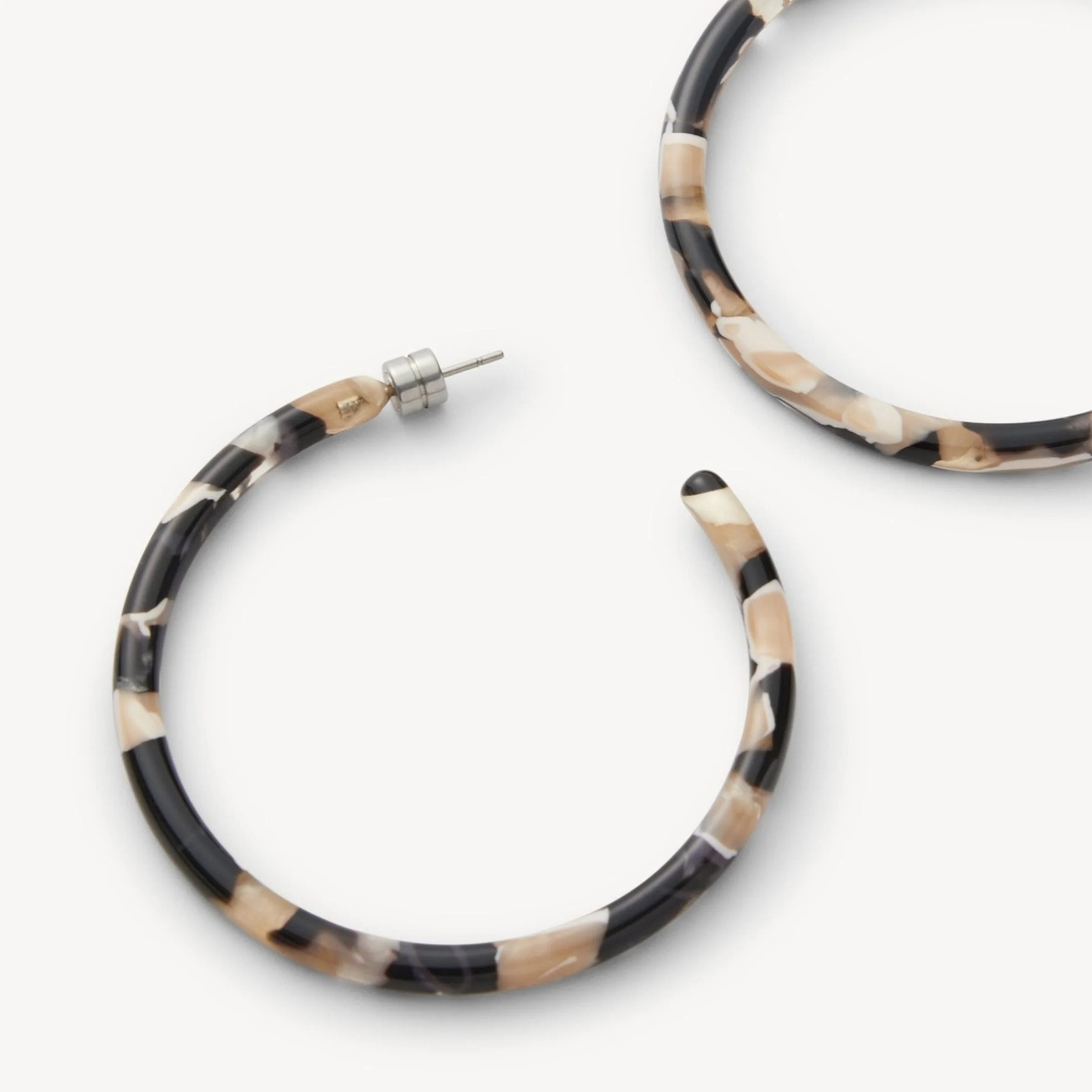 Large Hoops in Abalone - Image 3