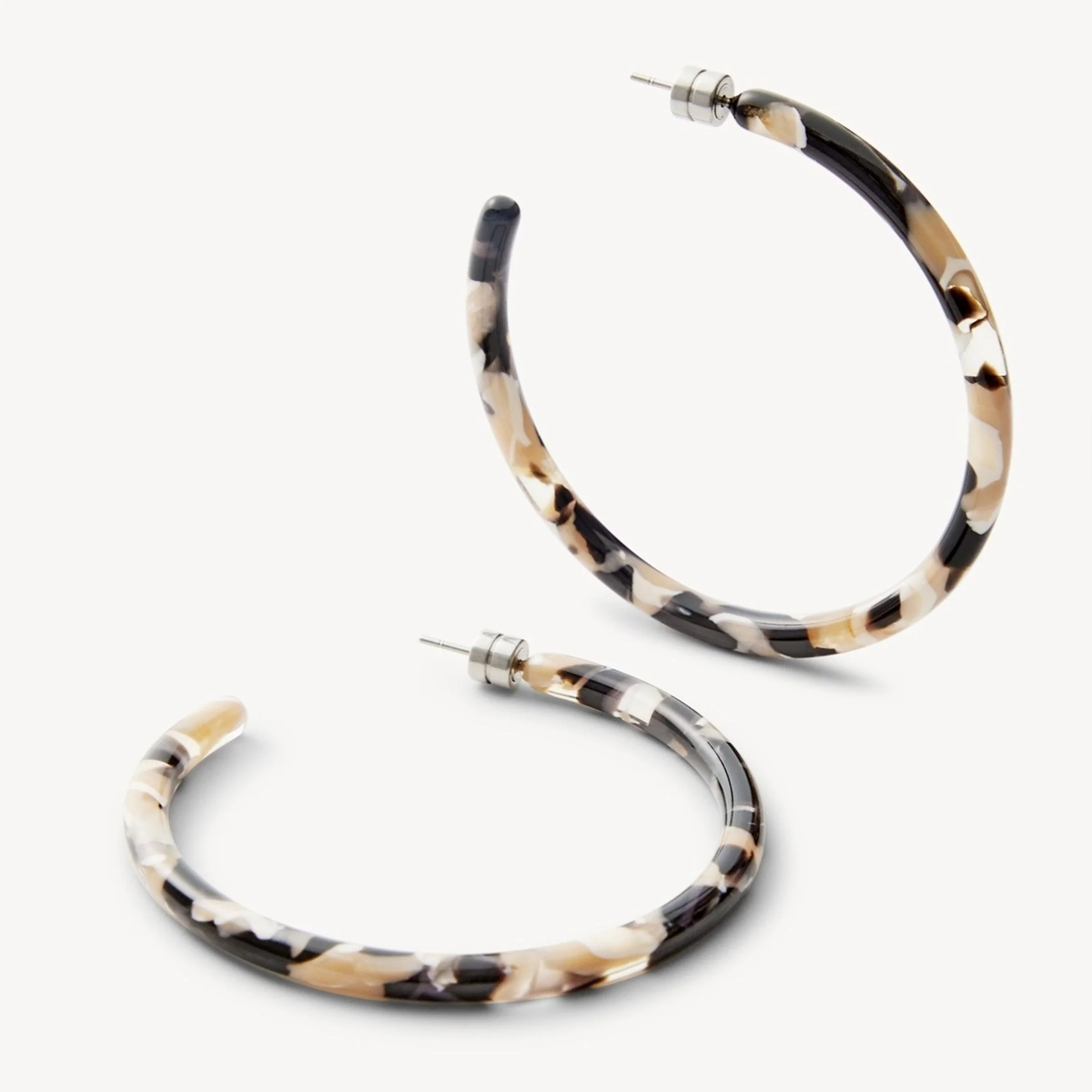 Large Hoops in Abalone - Image 4