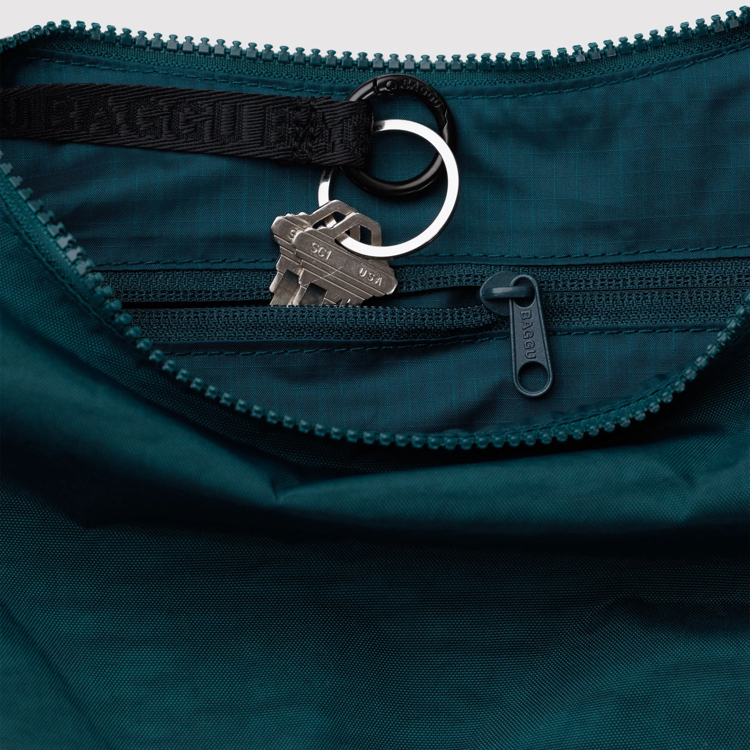 Medium Nylon Crescent Bag - Image 18
