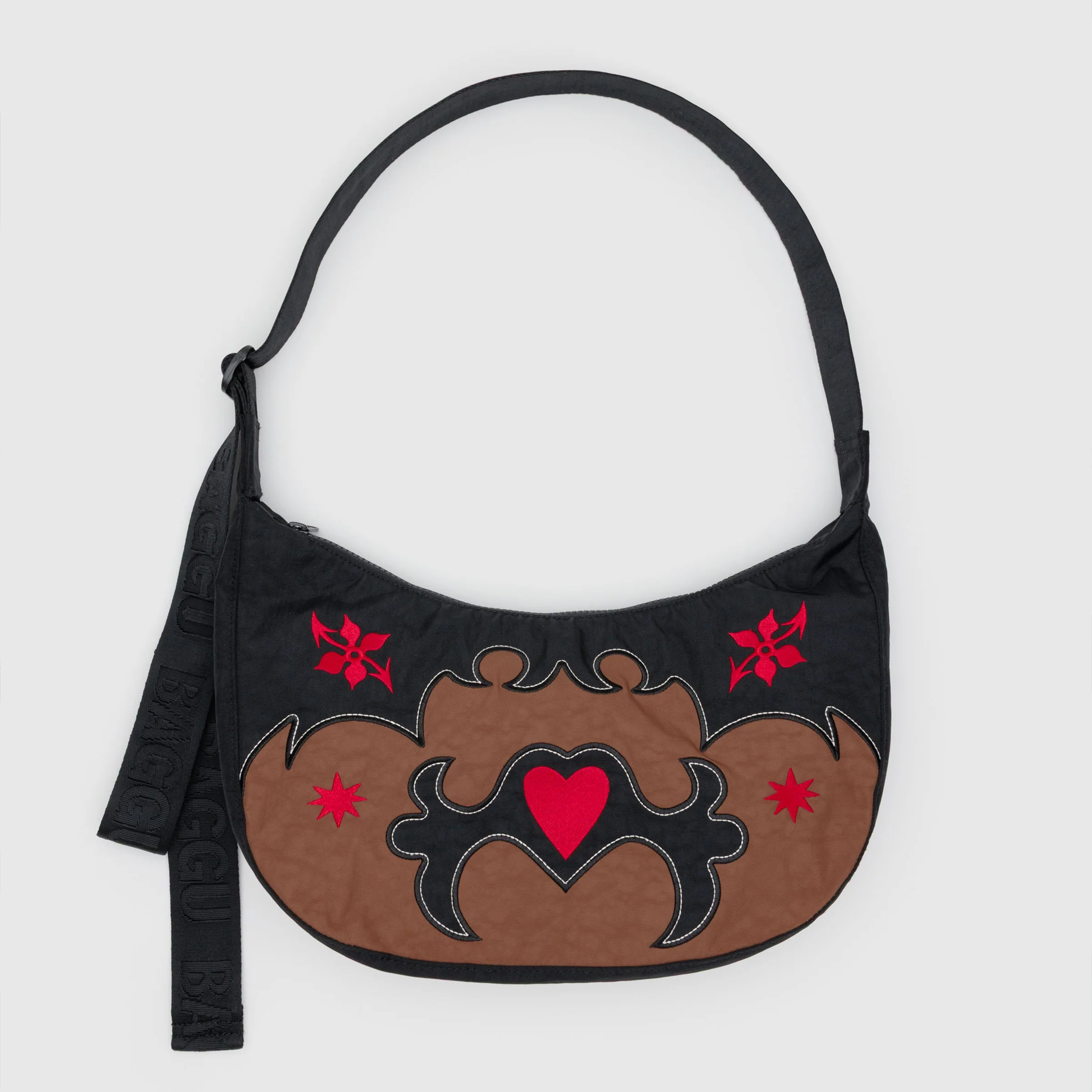 Medium Nylon Crescent Bag - Image 25