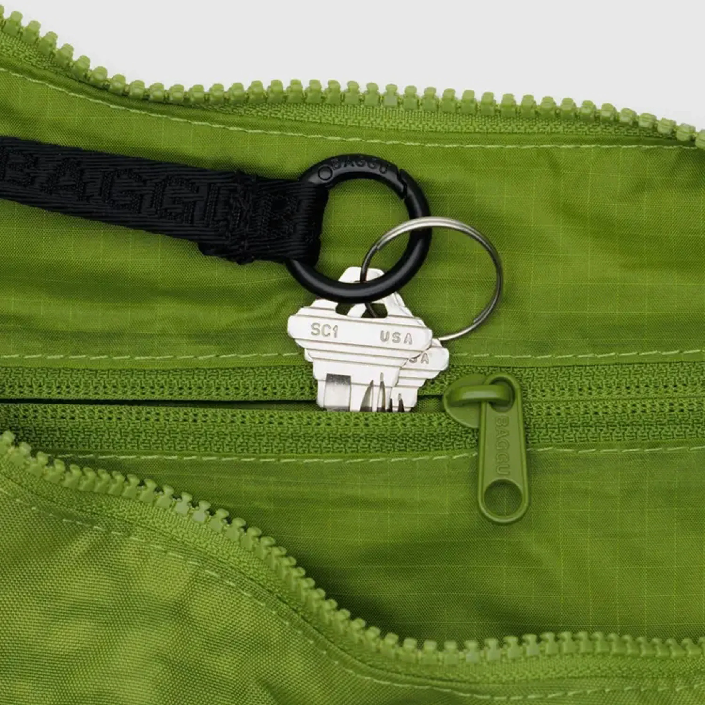 Medium Nylon Crescent Bag - Image 47