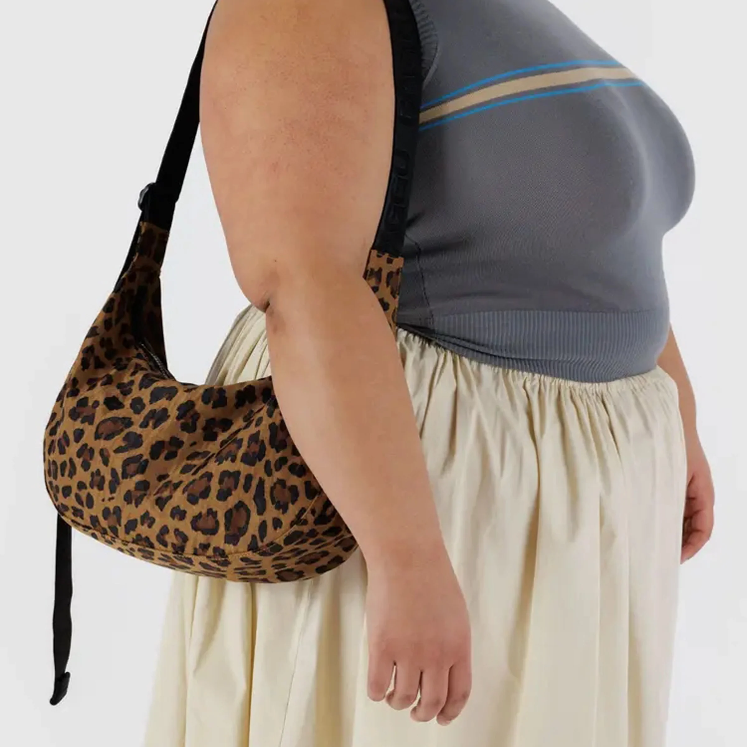 Medium Nylon Crescent Bag - Image 53