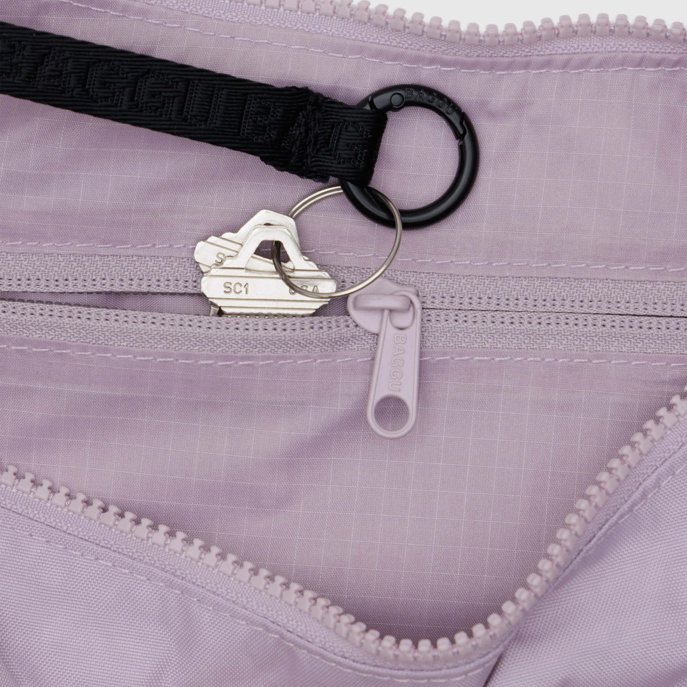 Medium Nylon Crescent Bag - Image 64
