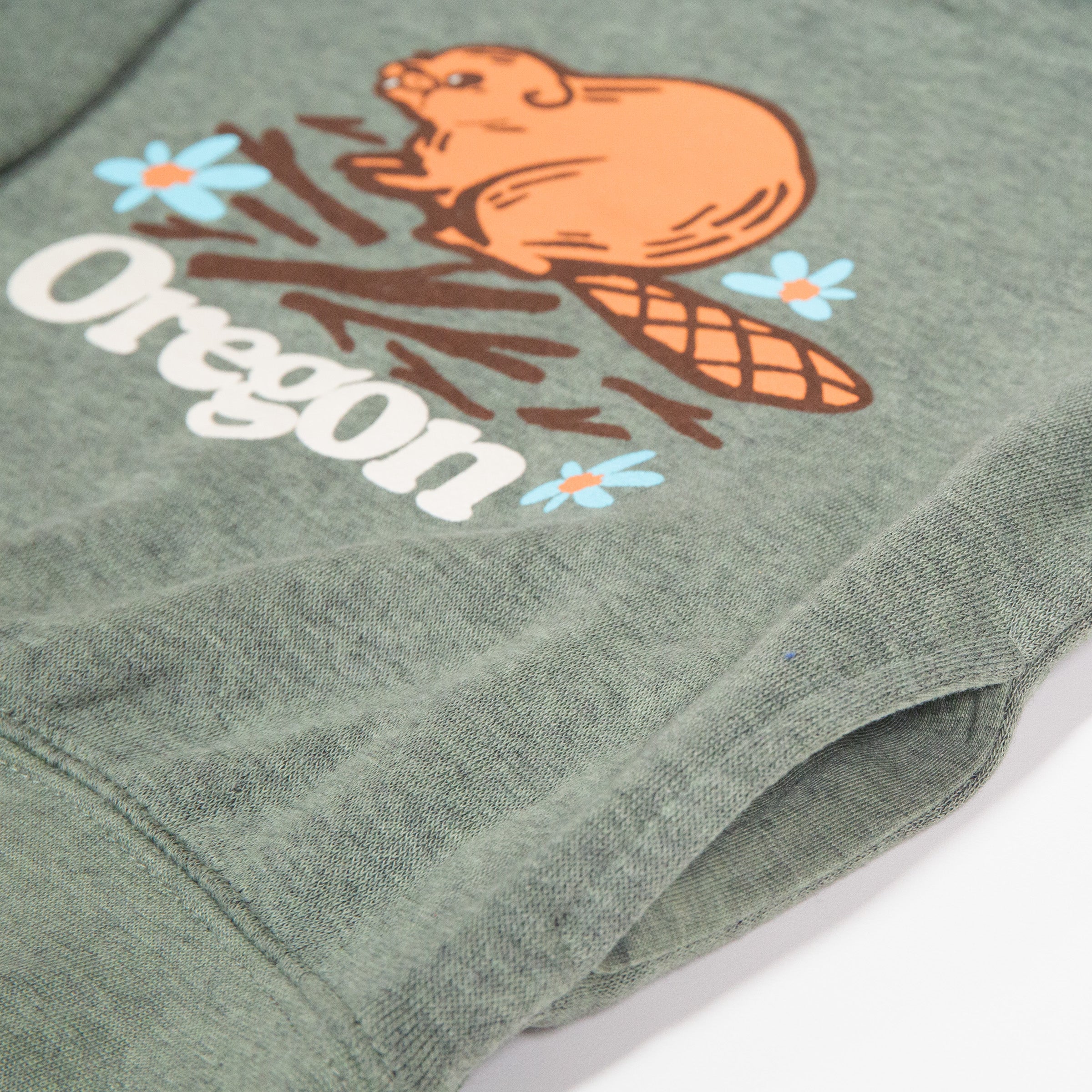 OR Baby Beaver Kids Hoodie - Image 3