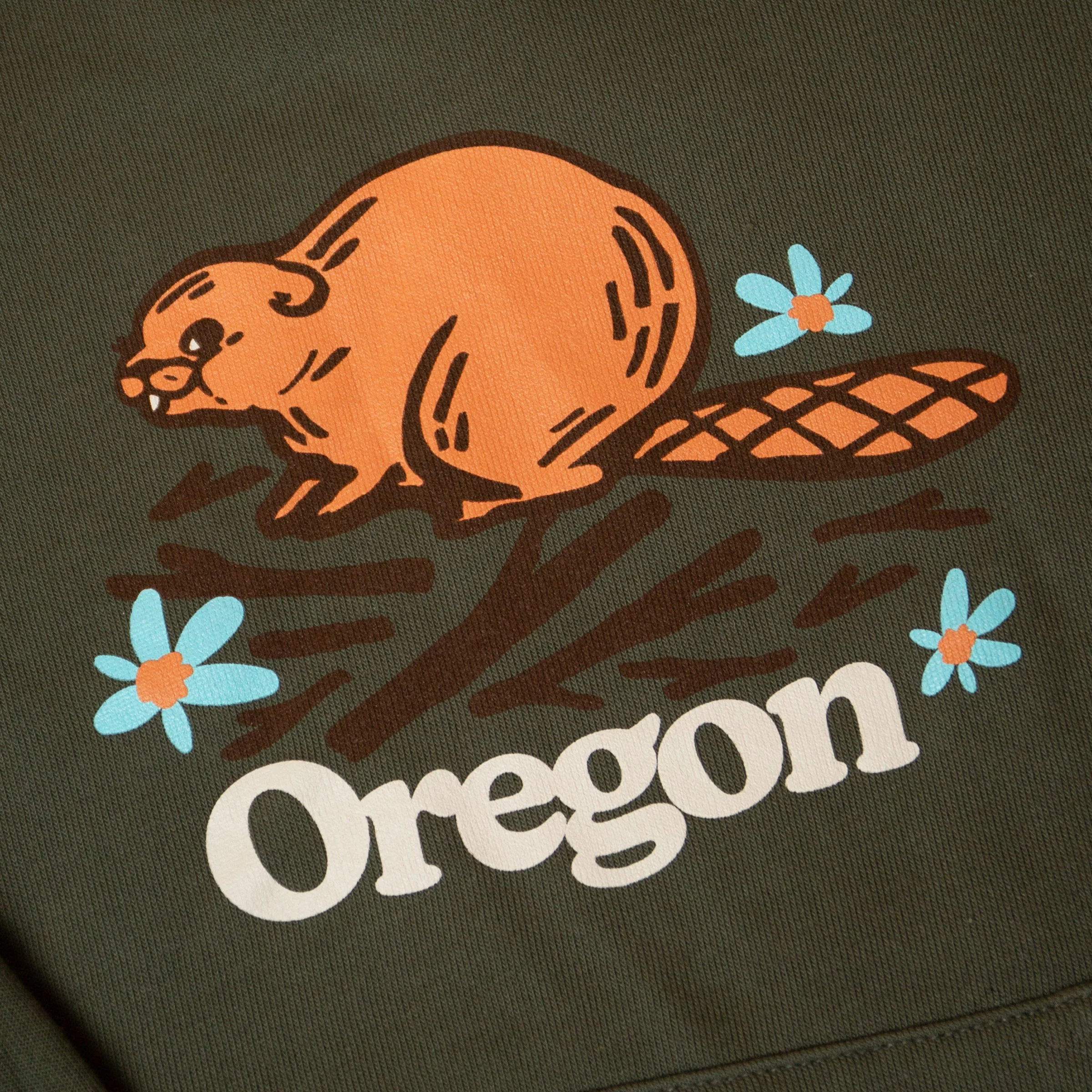 OR Baby Beaver Kids Hoodie - Image 5