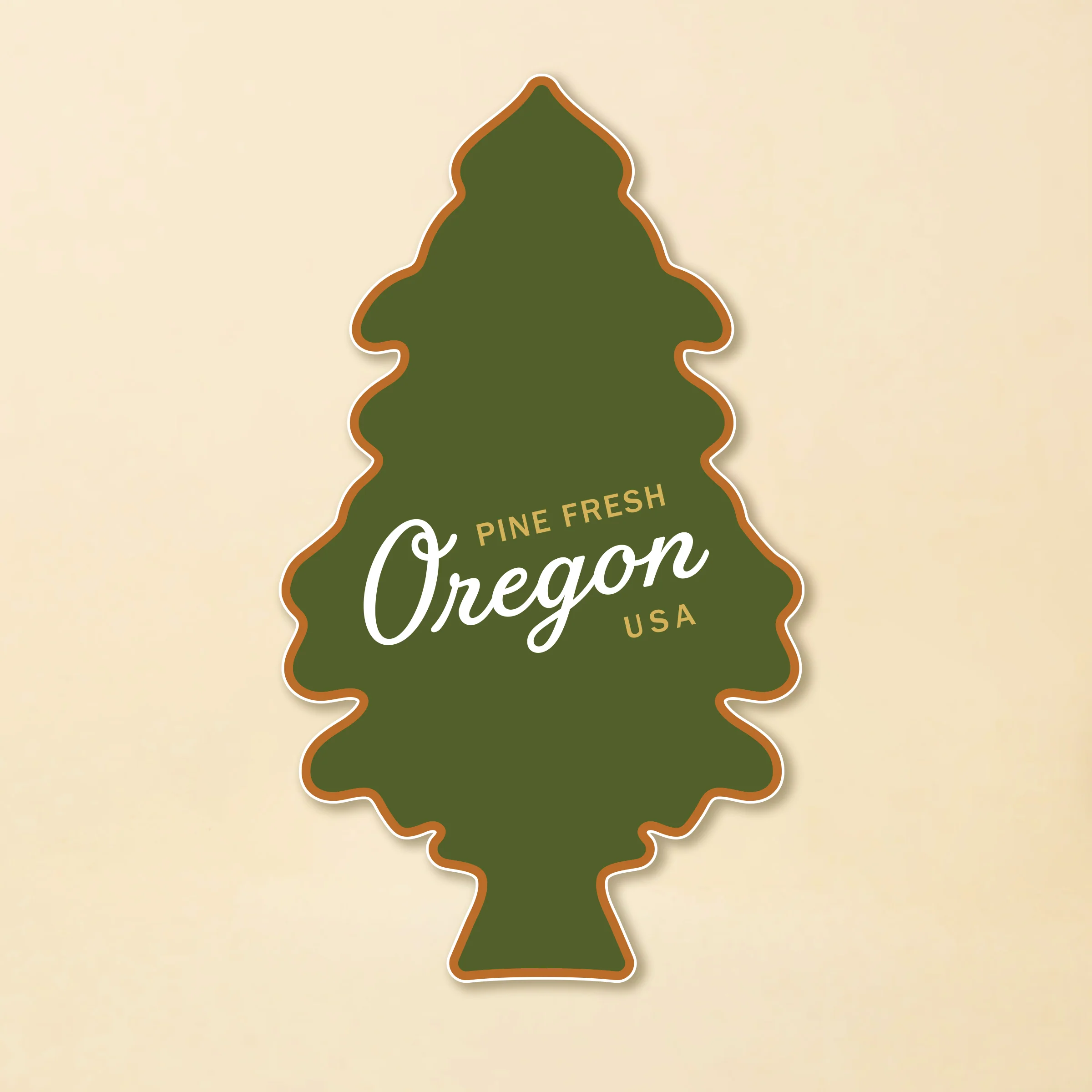 Oregon Pine Fresh Sticker