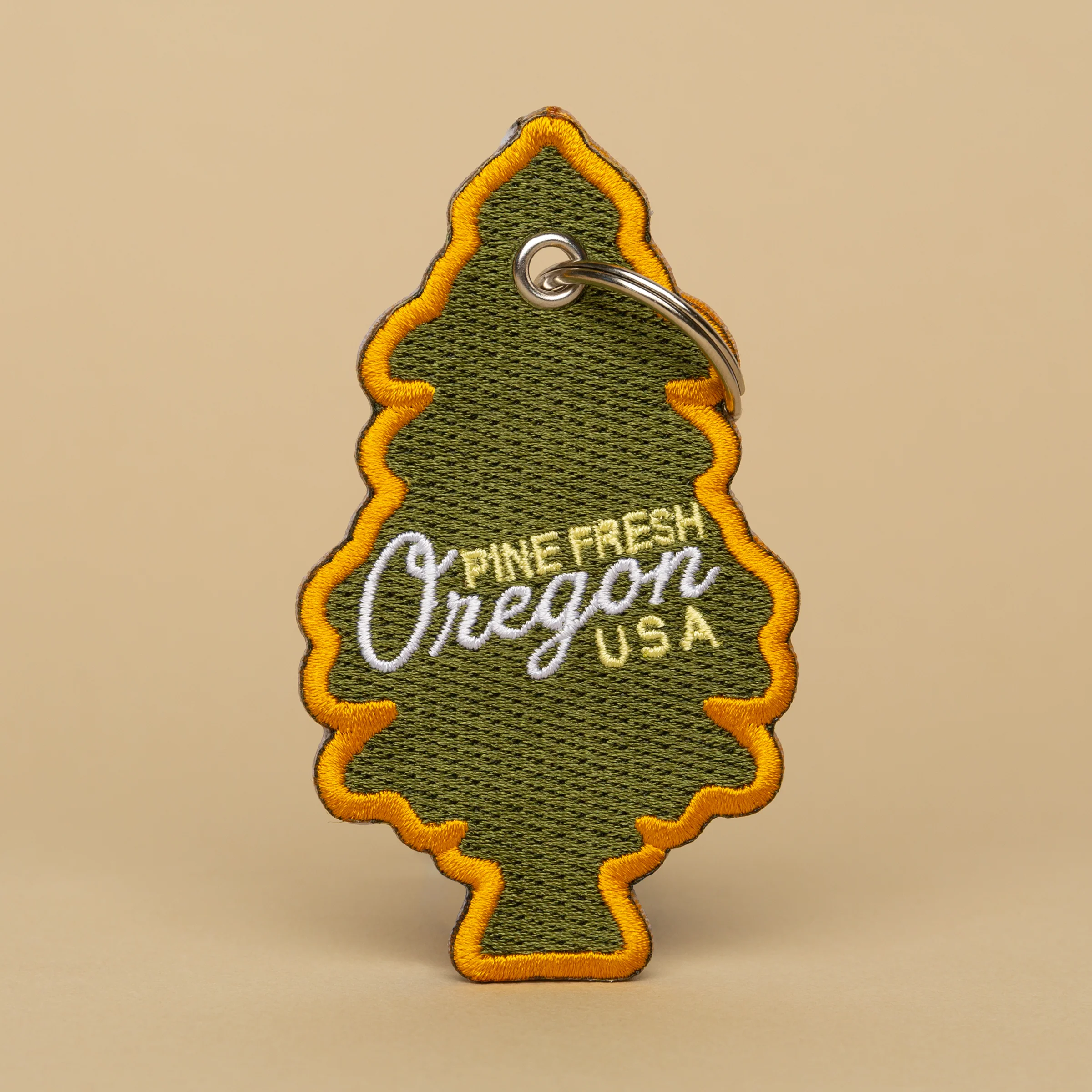 Oregon Pine Fresh Patch Keychain - Image 2