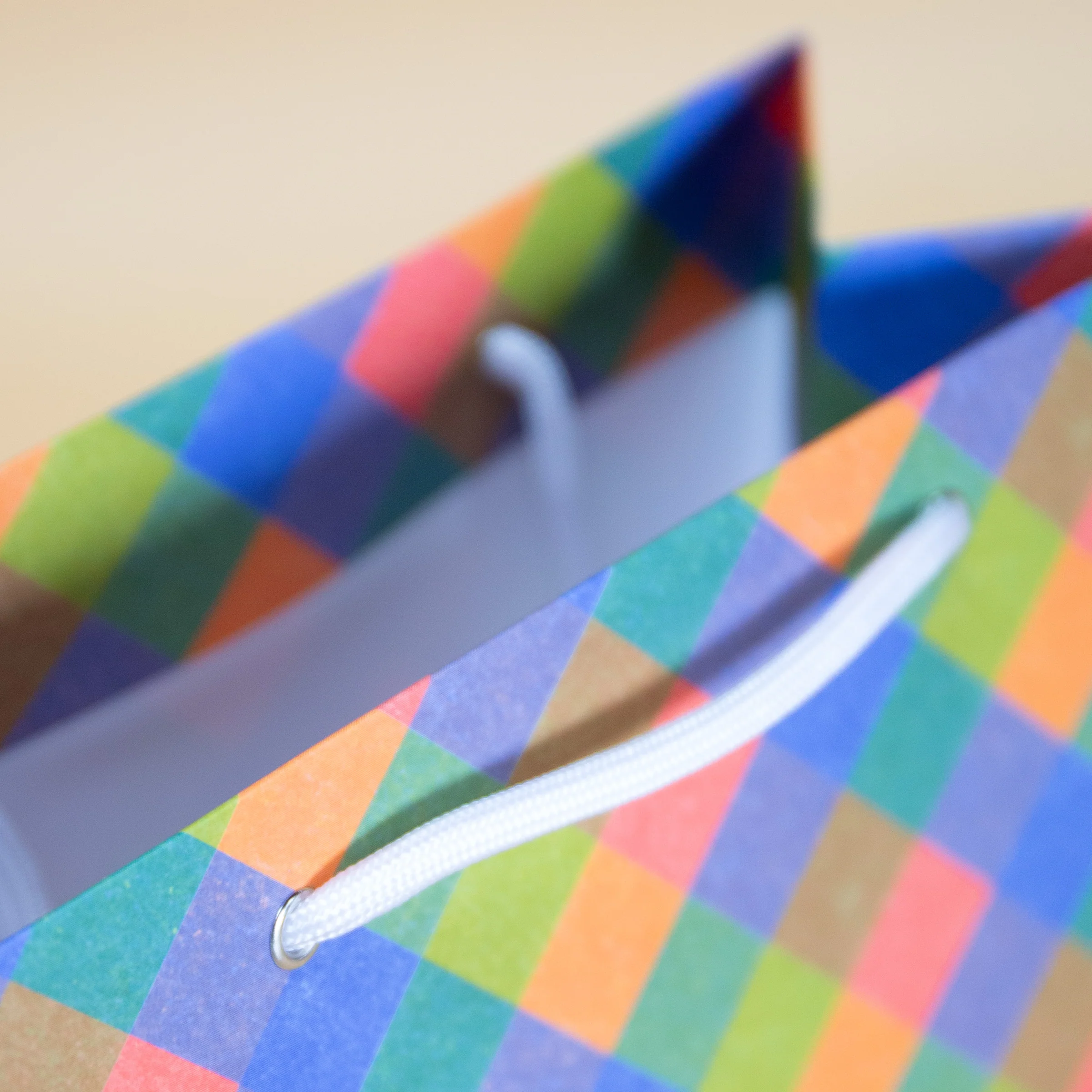 Plaid Birthday Gift Bag - Image 2