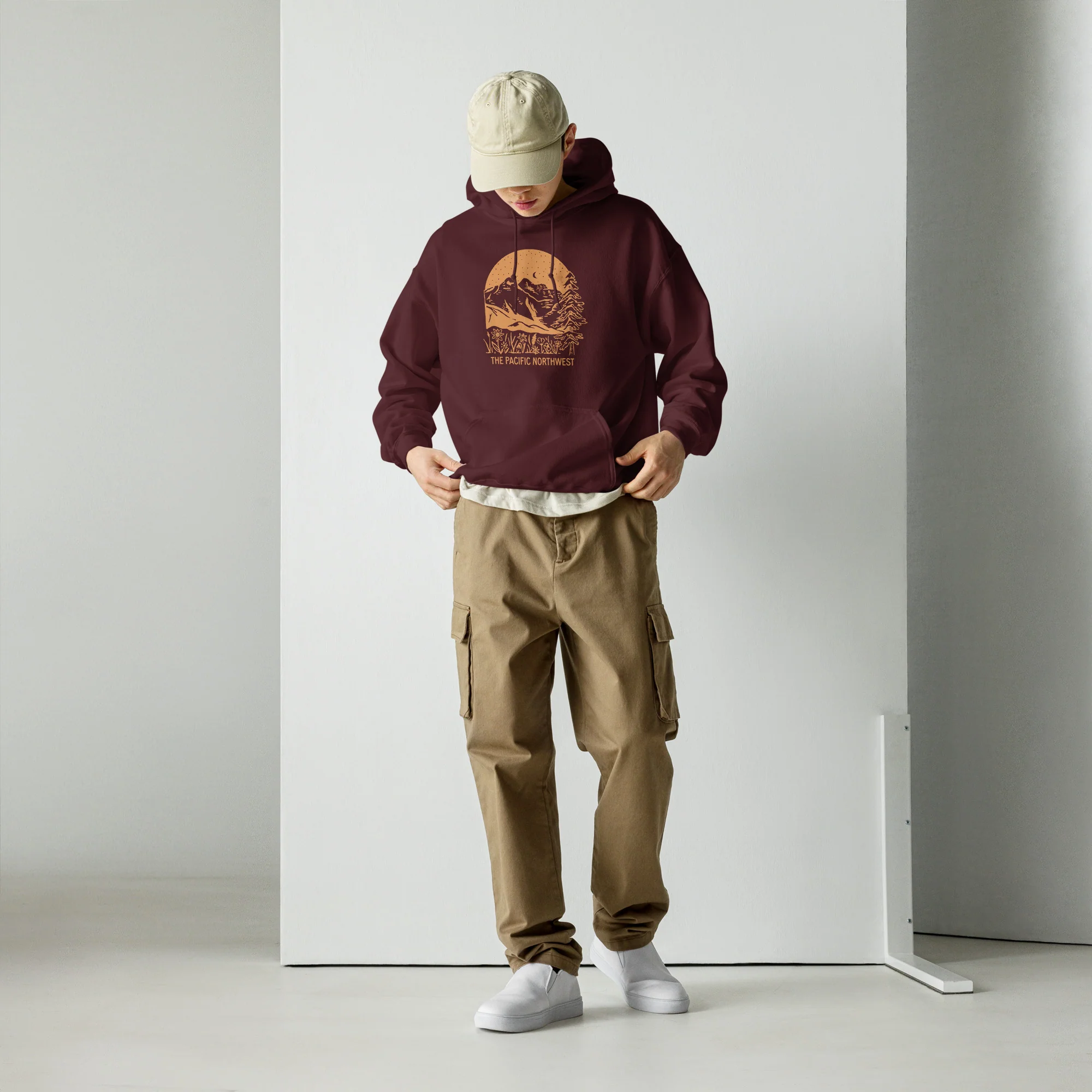 PNW Landscape Unisex Hoodie - Image 2
