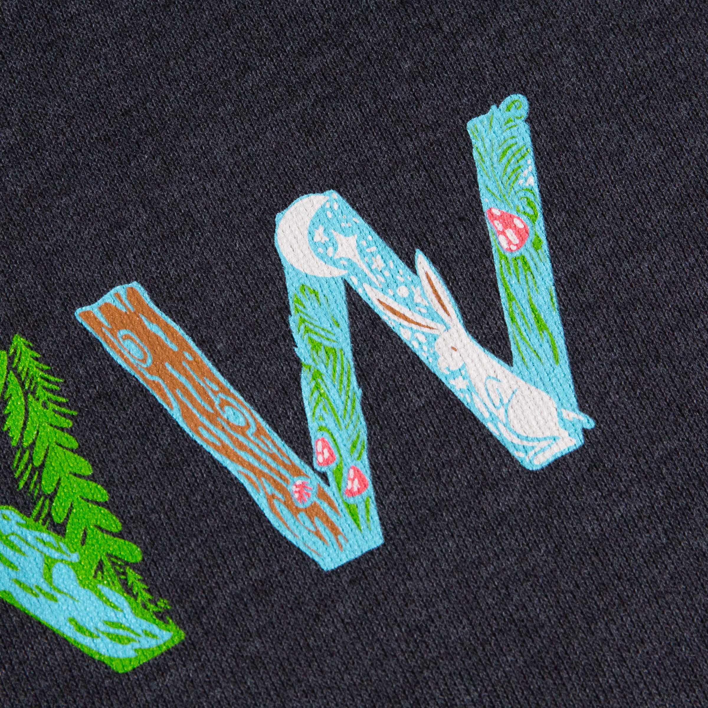 PNW Woodland Kids Hoodie (Grey) - Image 3