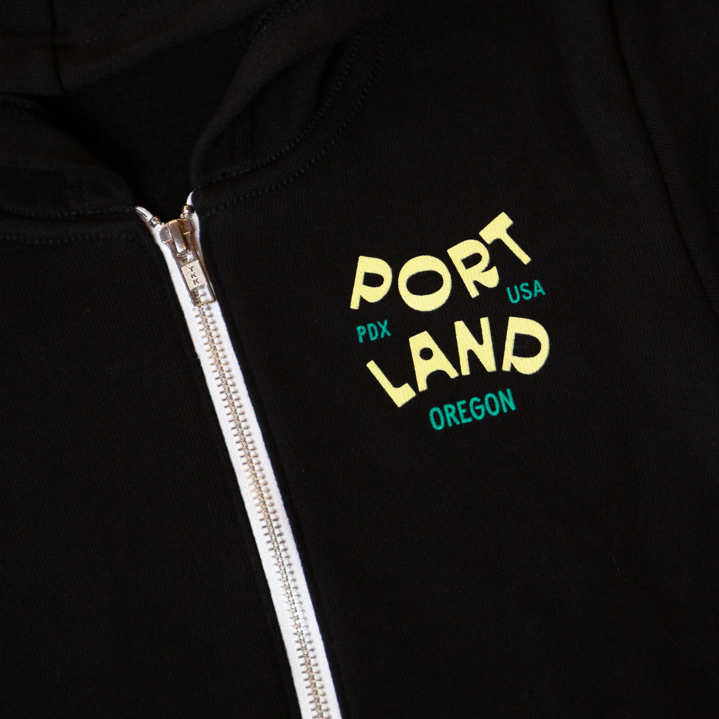 Portland Cityscape Kids Zip Hoodie - Image 3