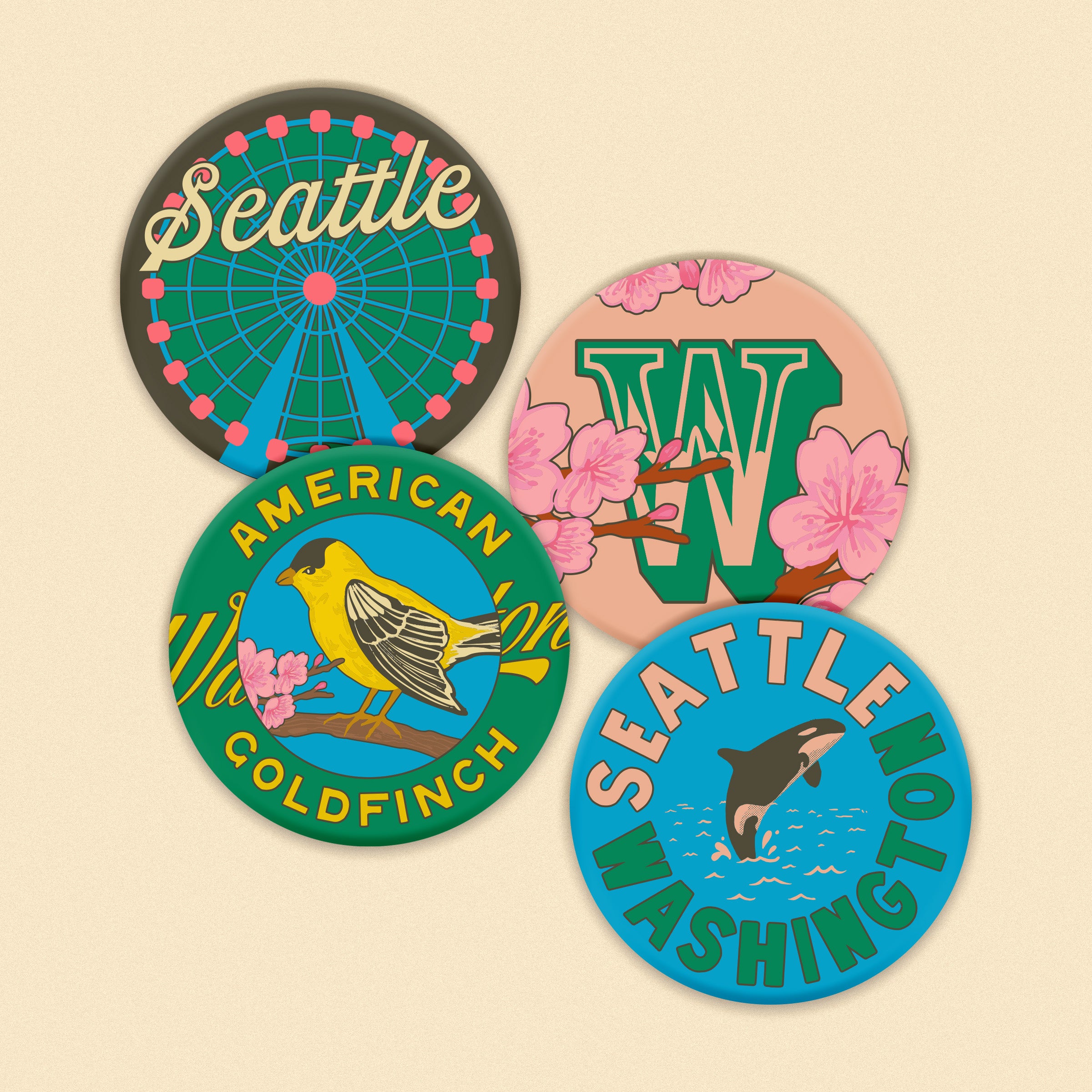 SEA Ferris Wheel Button - Image 2