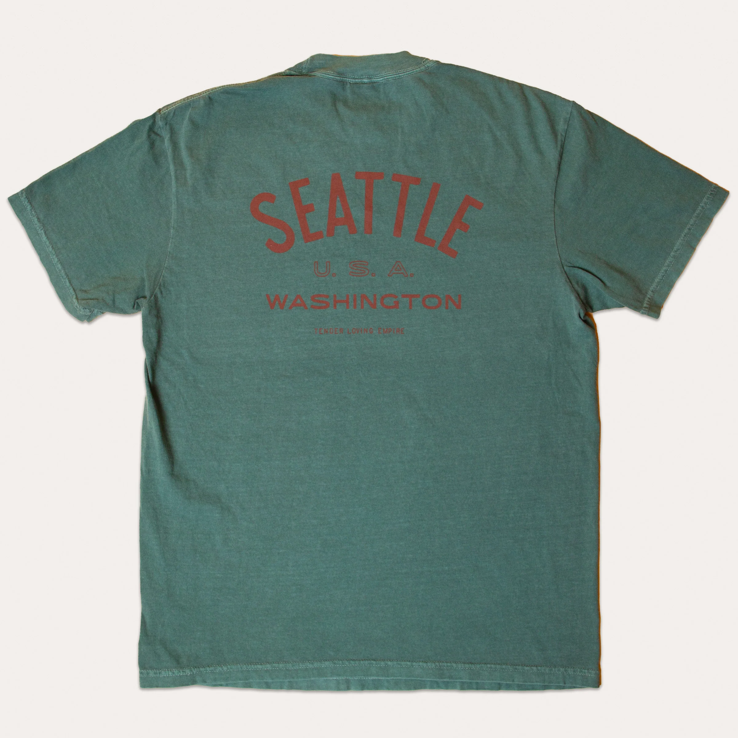 Seattle Badge Unisex Shirt (Spruce) - Image 2