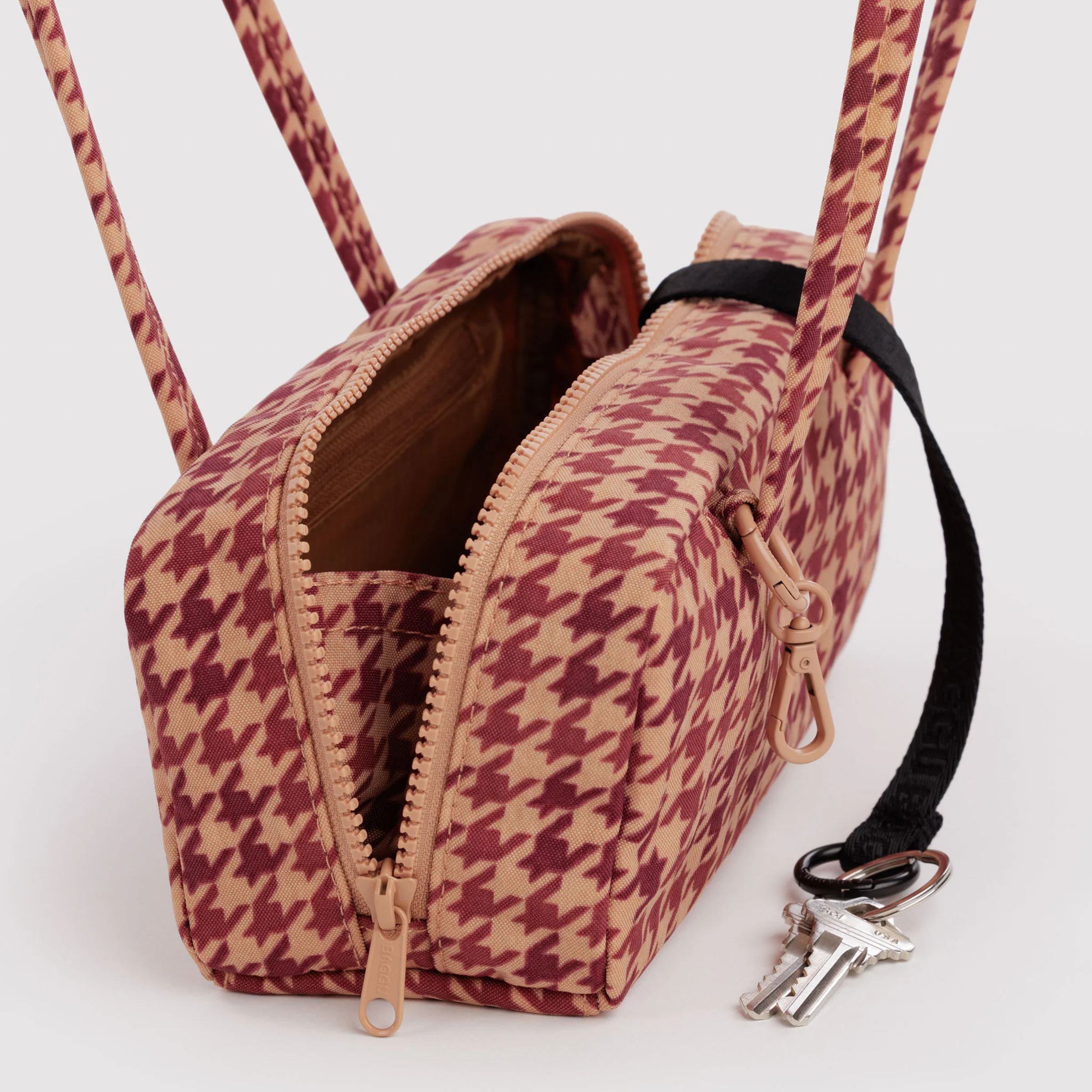 Small Nylon Bowler Bag - Image 8