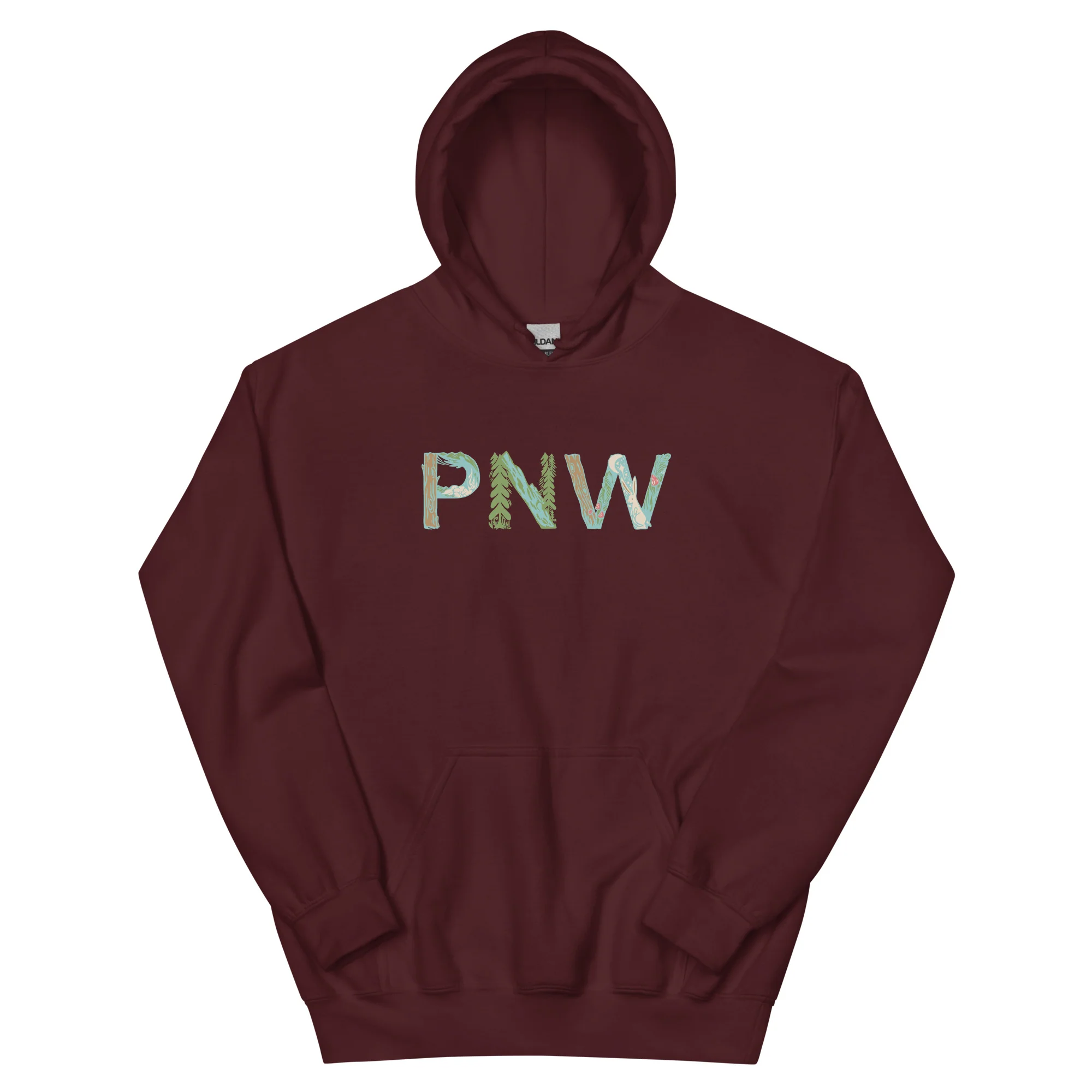 PNW Woodland Unisex Hoodie - Image 6