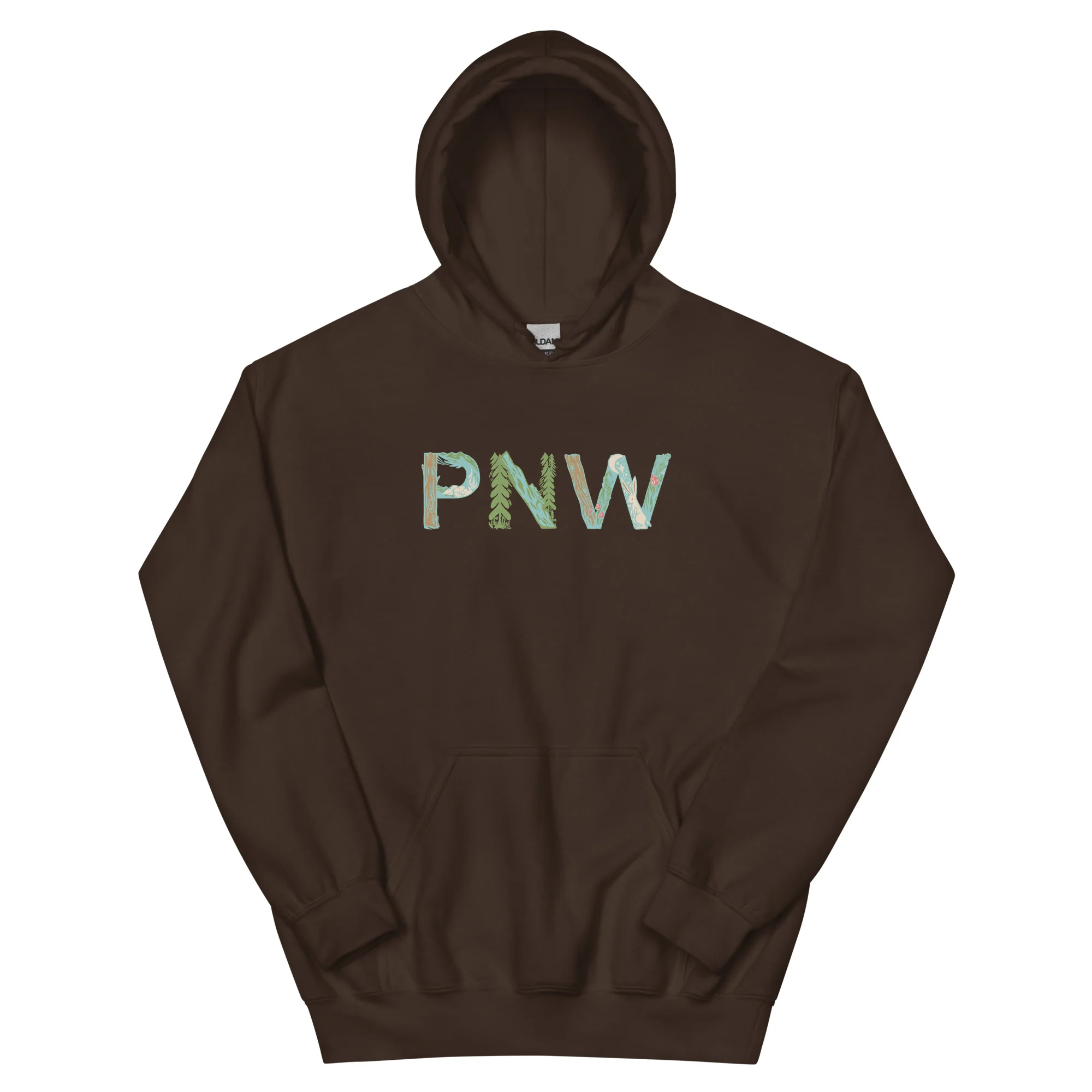 PNW Woodland Unisex Hoodie - Image 7