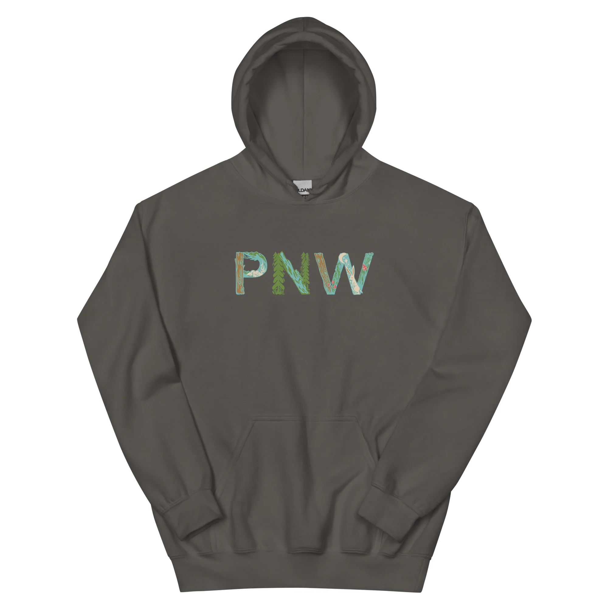PNW Woodland Unisex Hoodie - Image 9