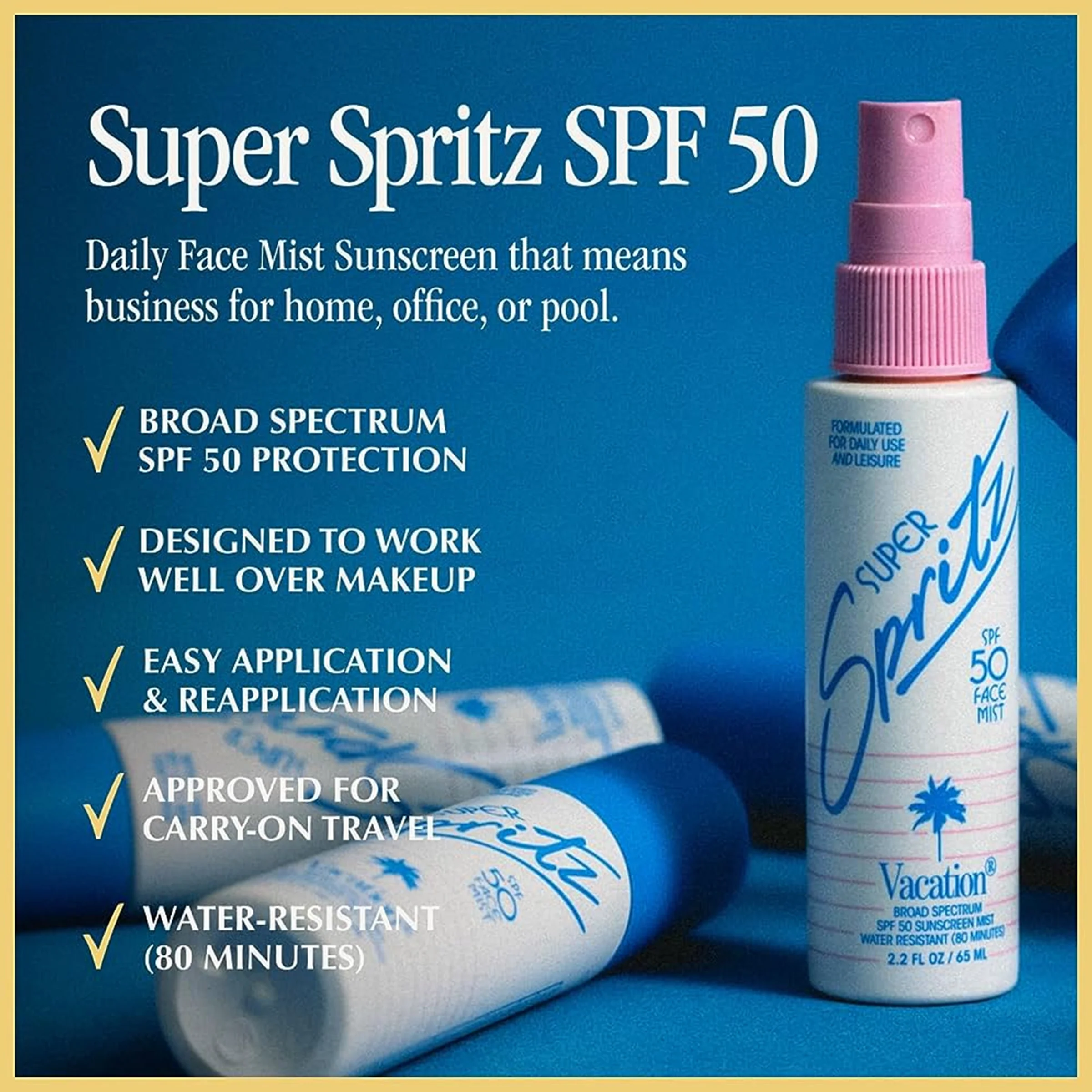 Vacation Super Spritz Face Mist SPF 50 - Image 2