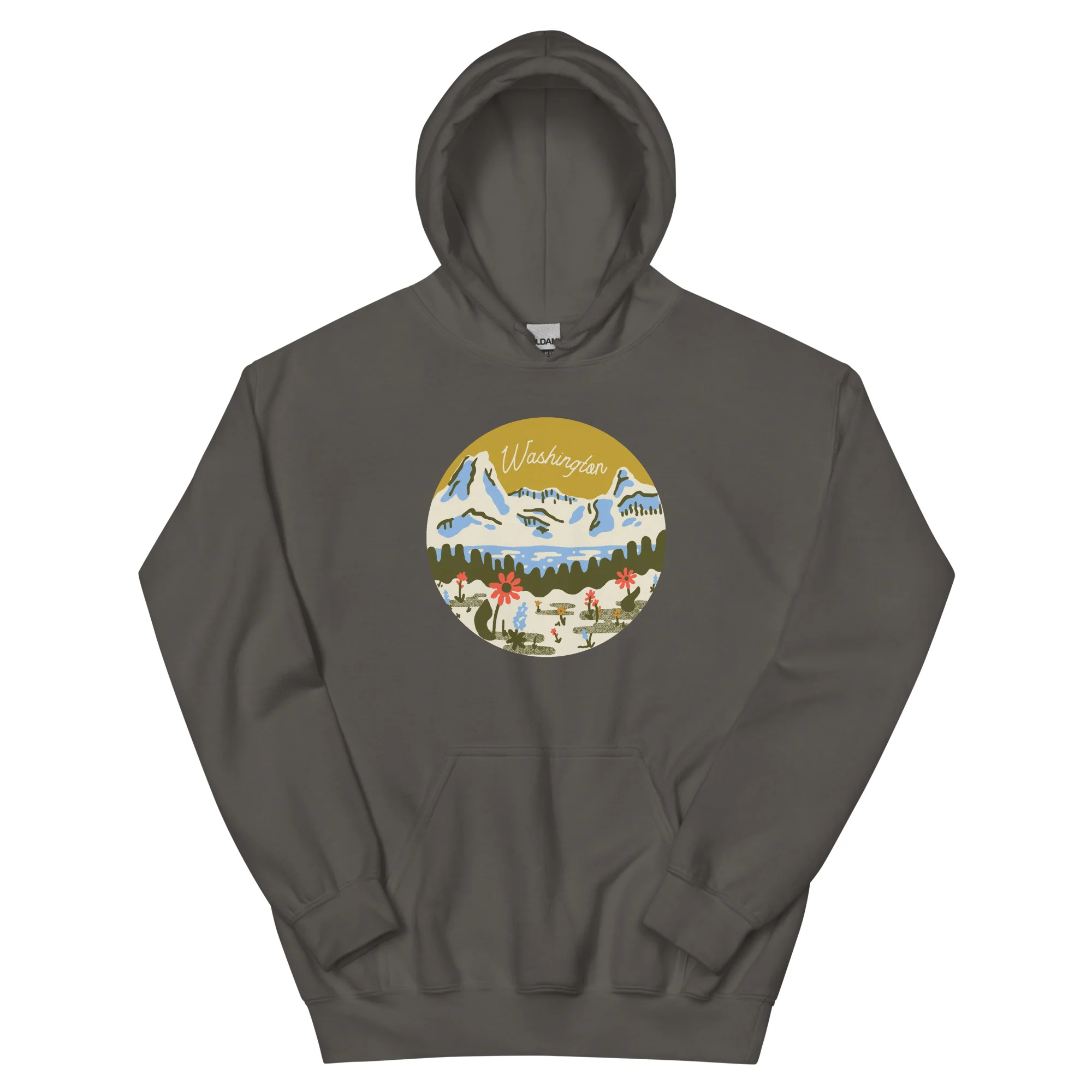 WA Mountain Meadow Unisex Hoodie - Image 10