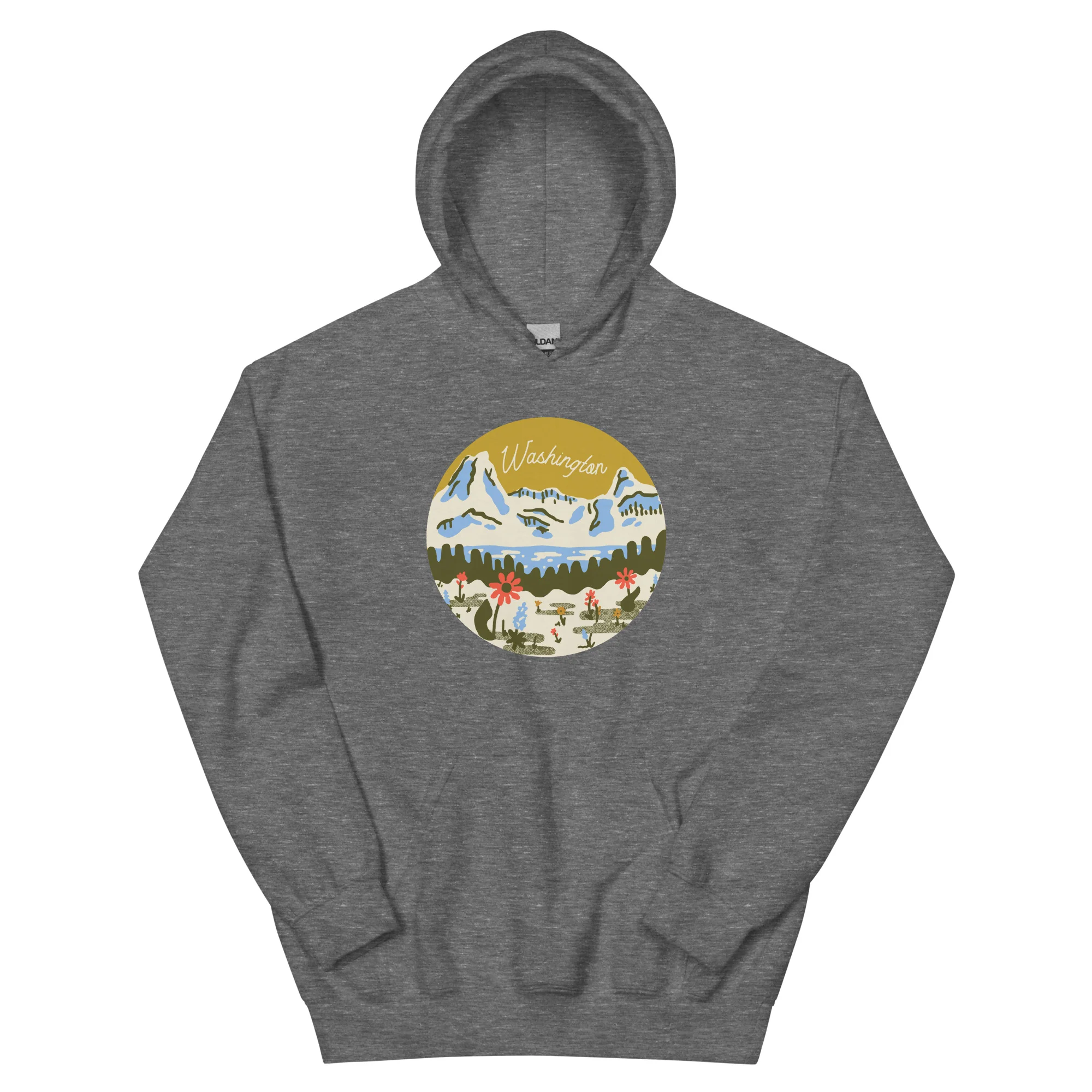 WA Mountain Meadow Unisex Hoodie - Image 11