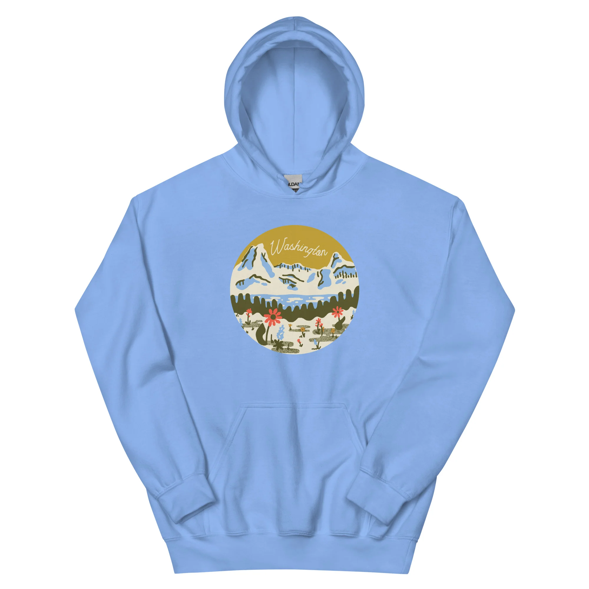 WA Mountain Meadow Unisex Hoodie - Image 13