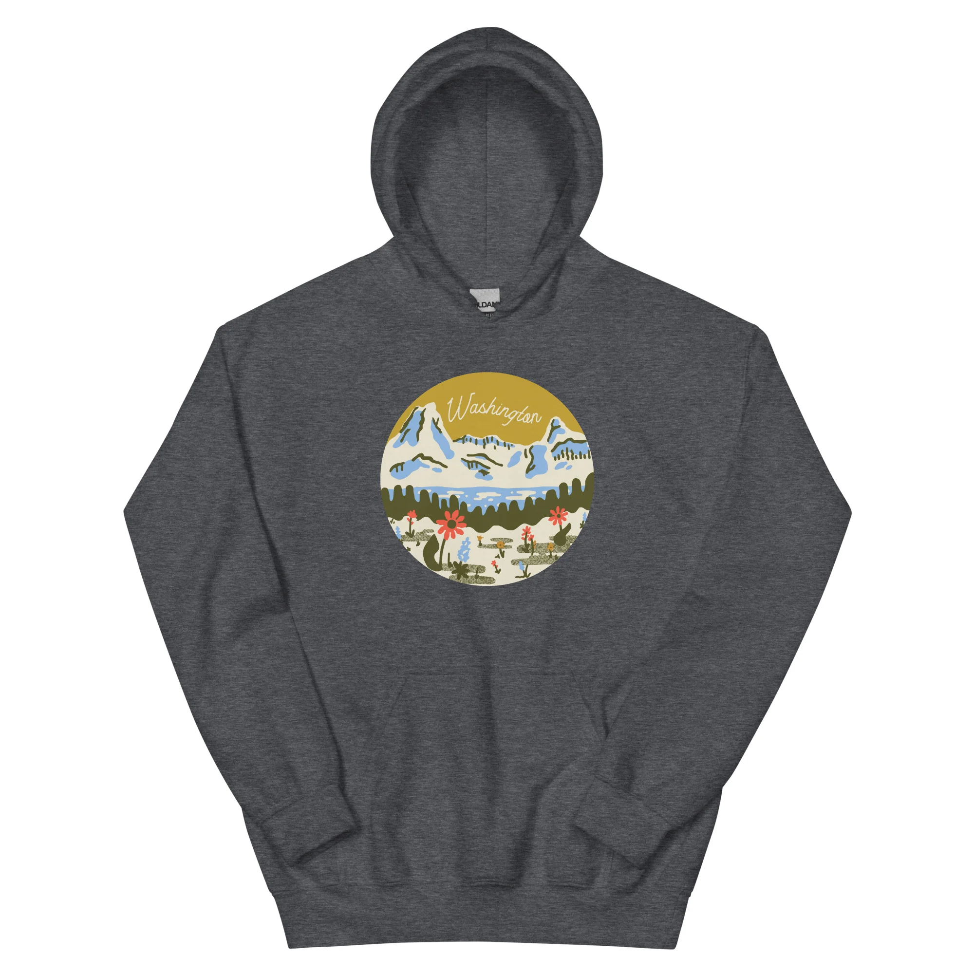 WA Mountain Meadow Unisex Hoodie - Image 8