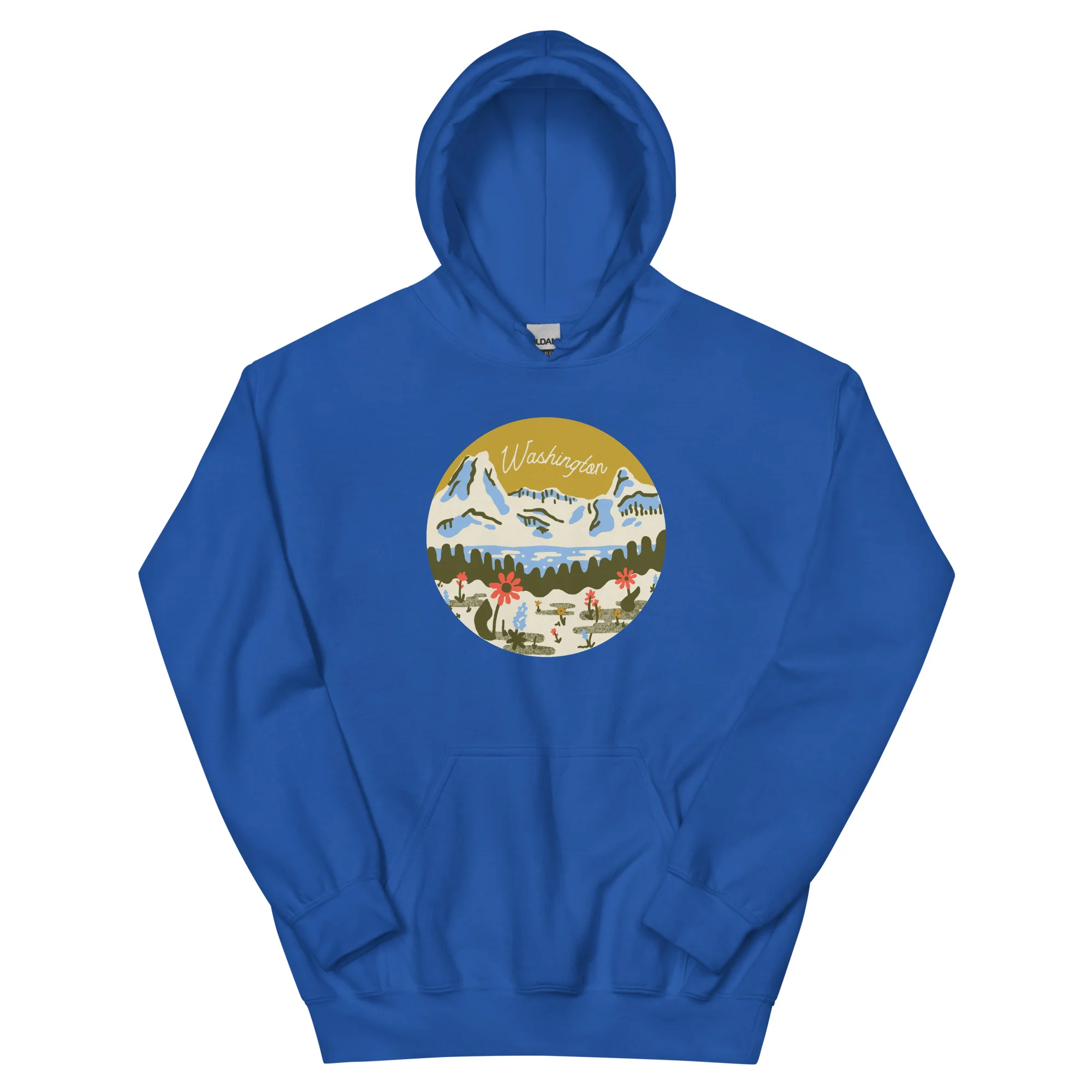 WA Mountain Meadow Unisex Hoodie - Image 9