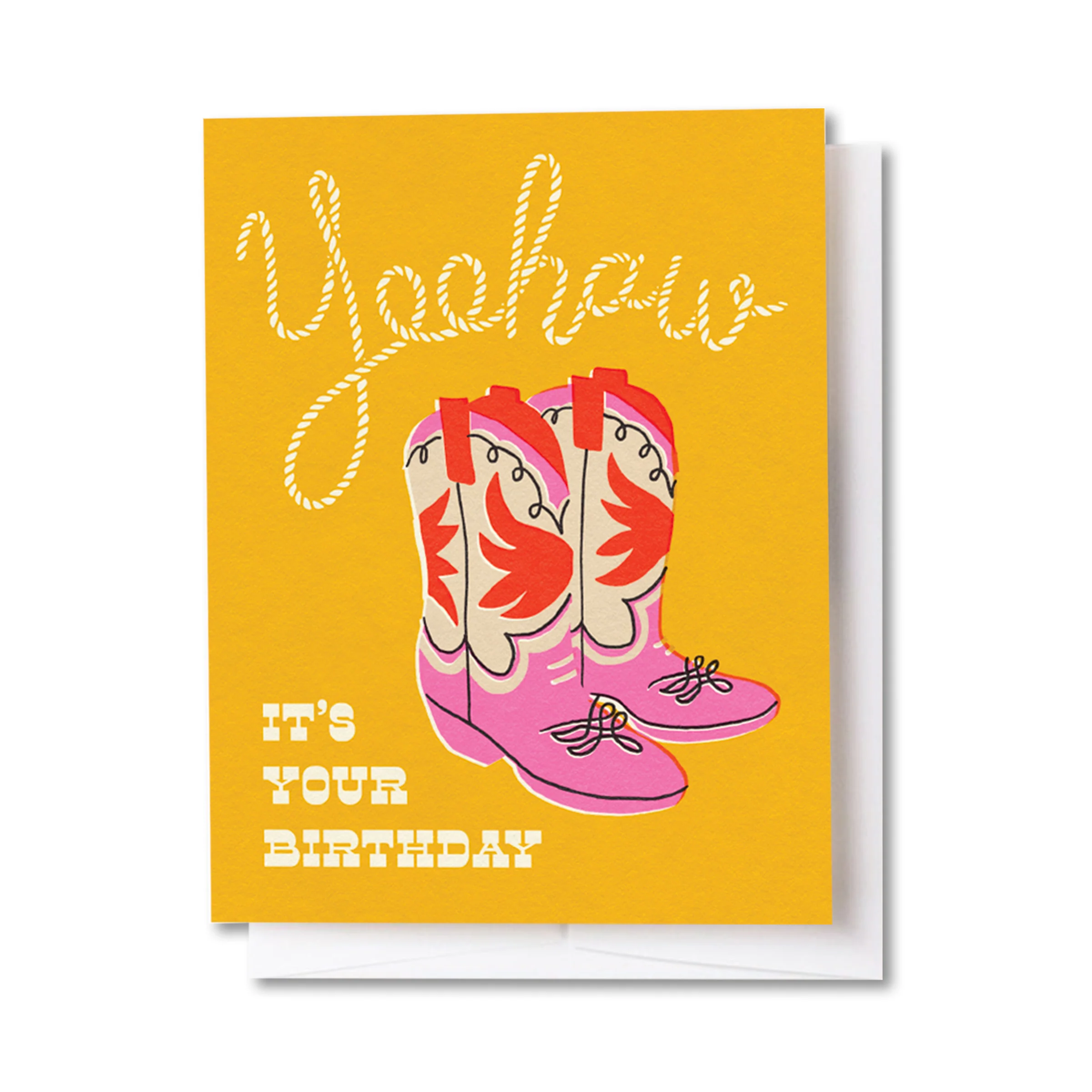 Yeehaw Birthday Card